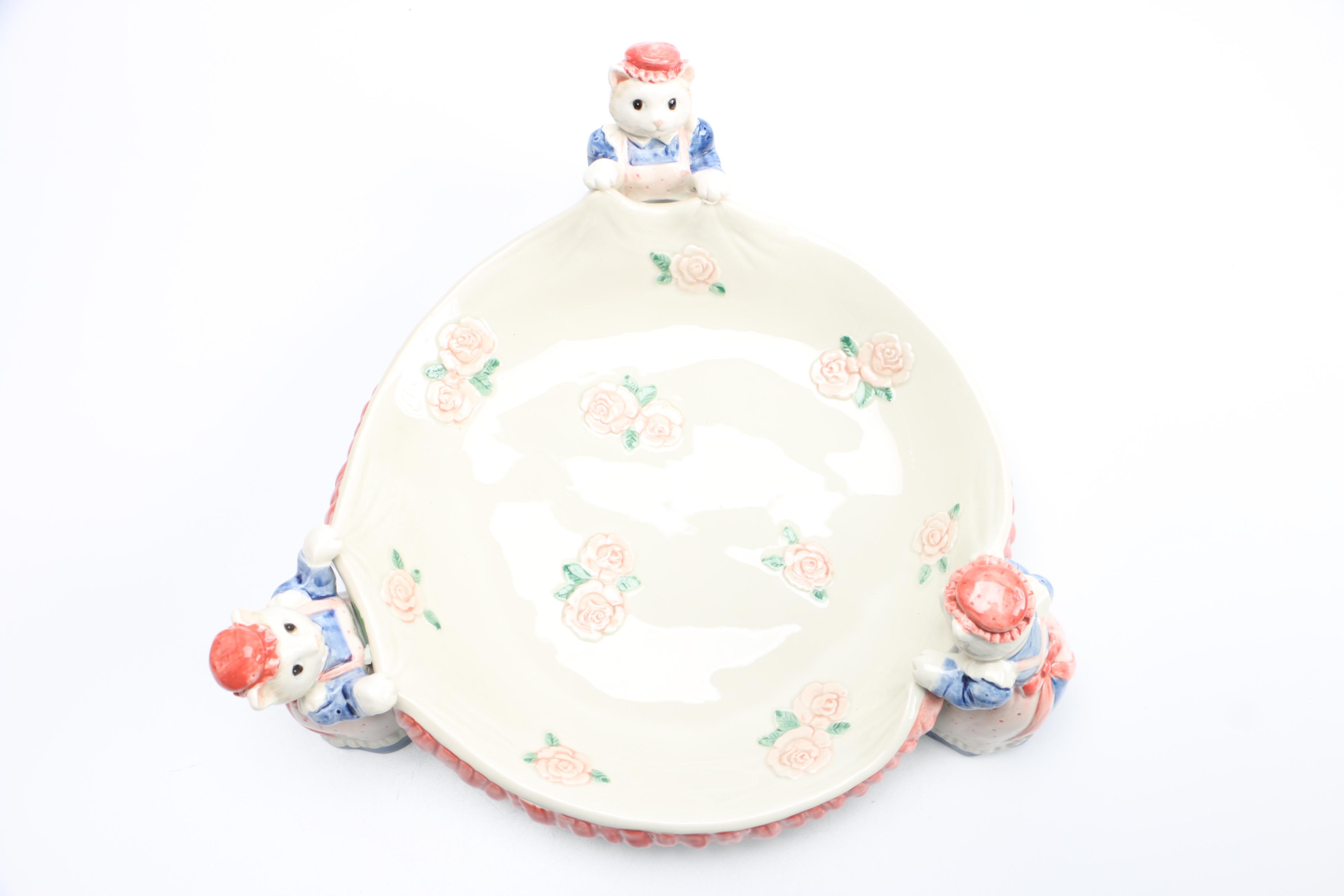 Pumpkin Mug and Cat Maid Basin from FF Japan