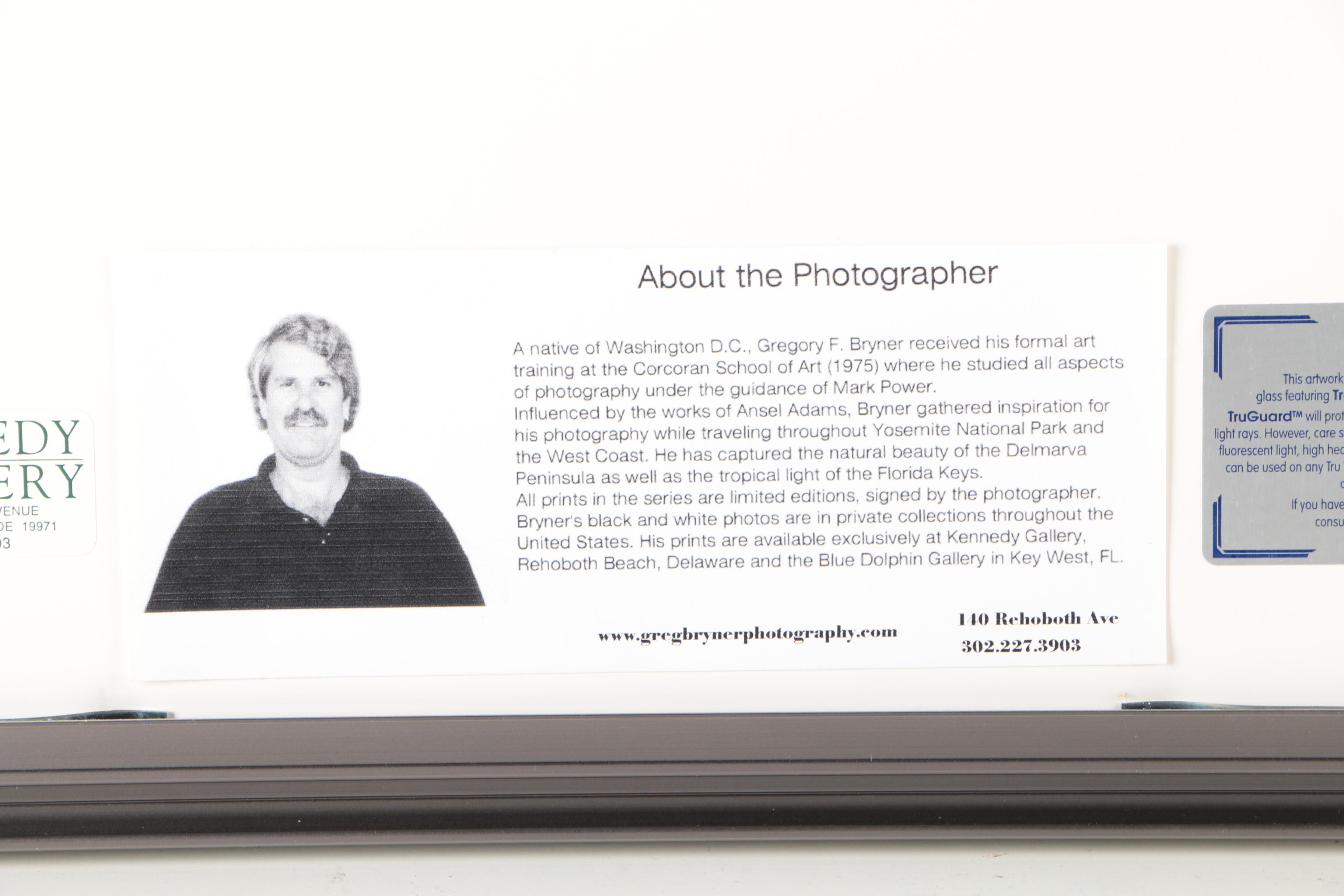 Gregory Bryner Limited Edition Photographs