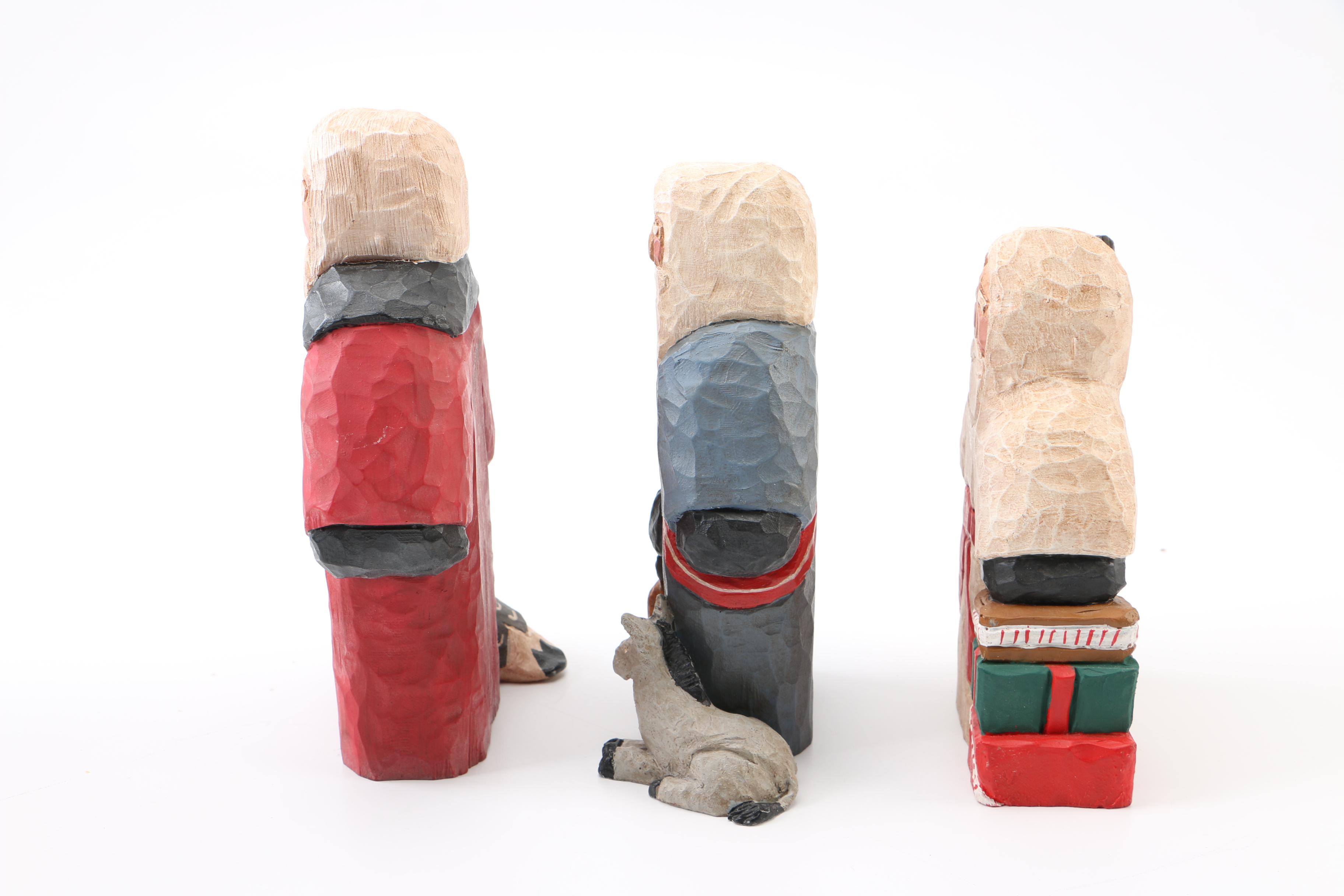 Santa Claus and Nativity Figurines