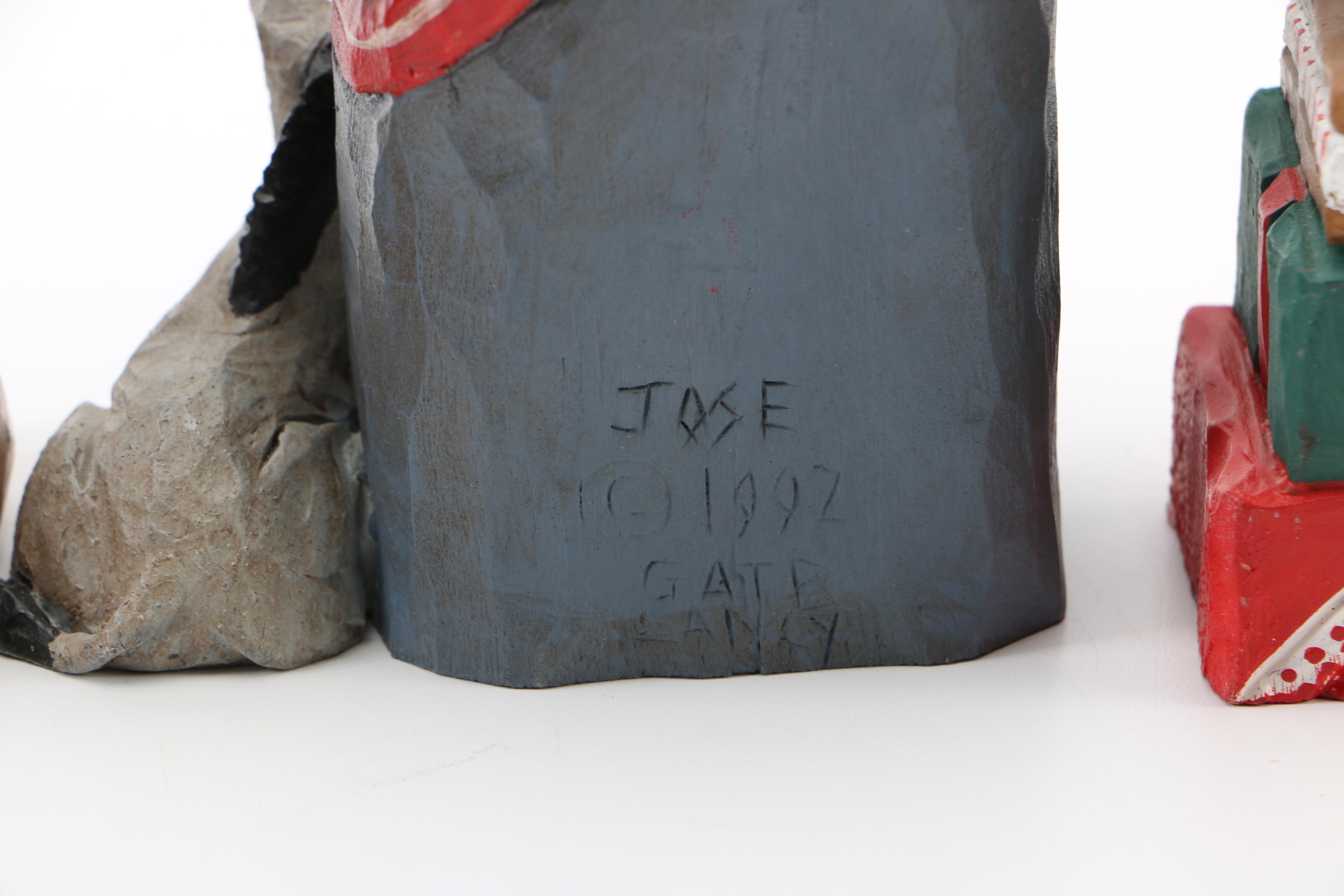 Santa Claus and Nativity Figurines