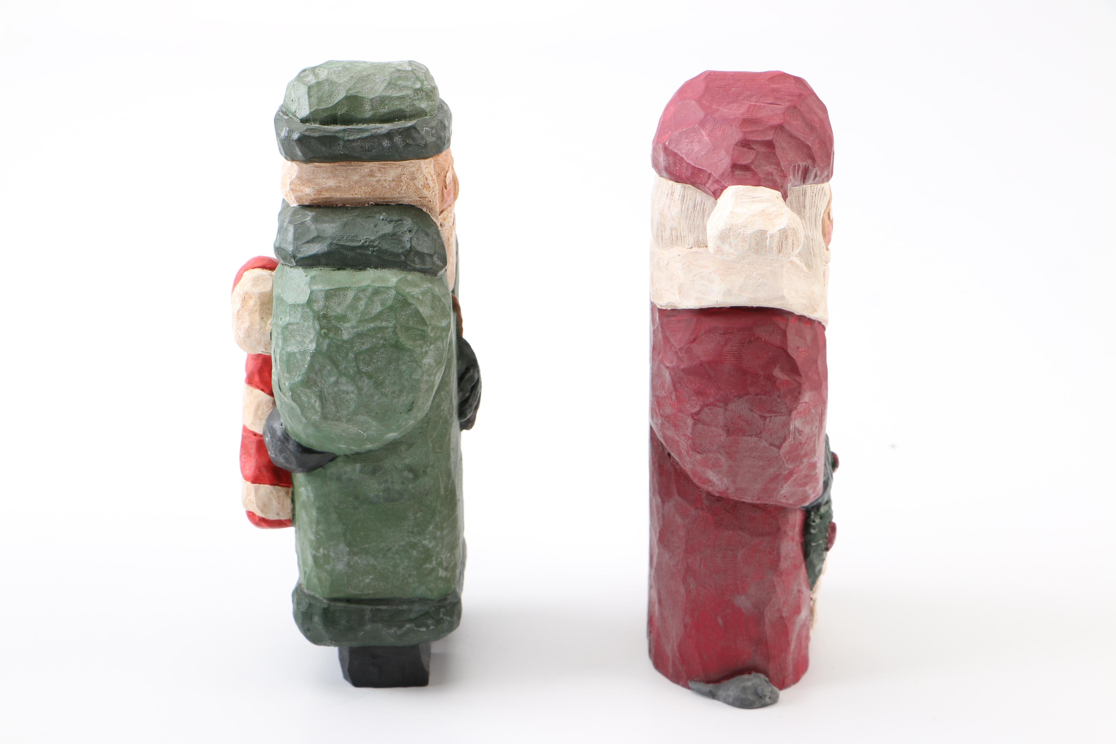 Santa Claus and Nativity Figurines