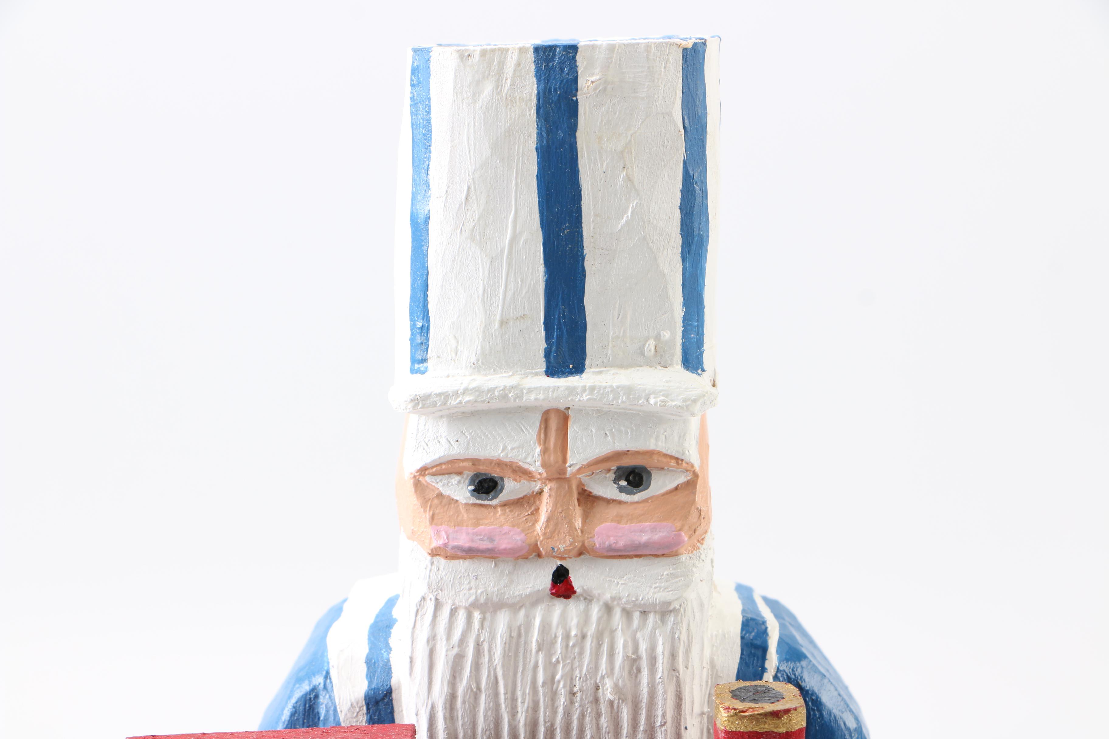 Santa Claus and Nativity Figurines