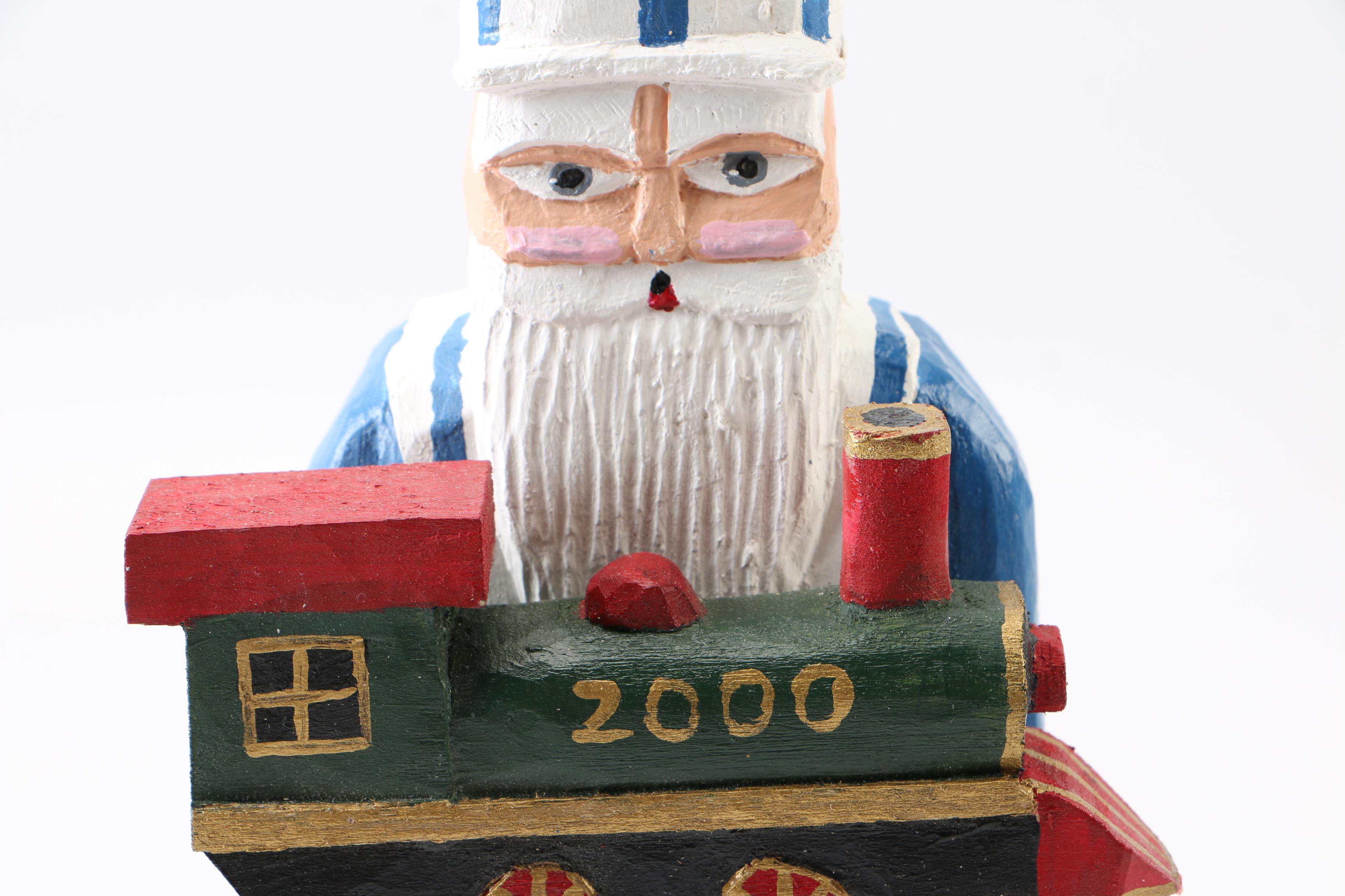 Santa Claus and Nativity Figurines