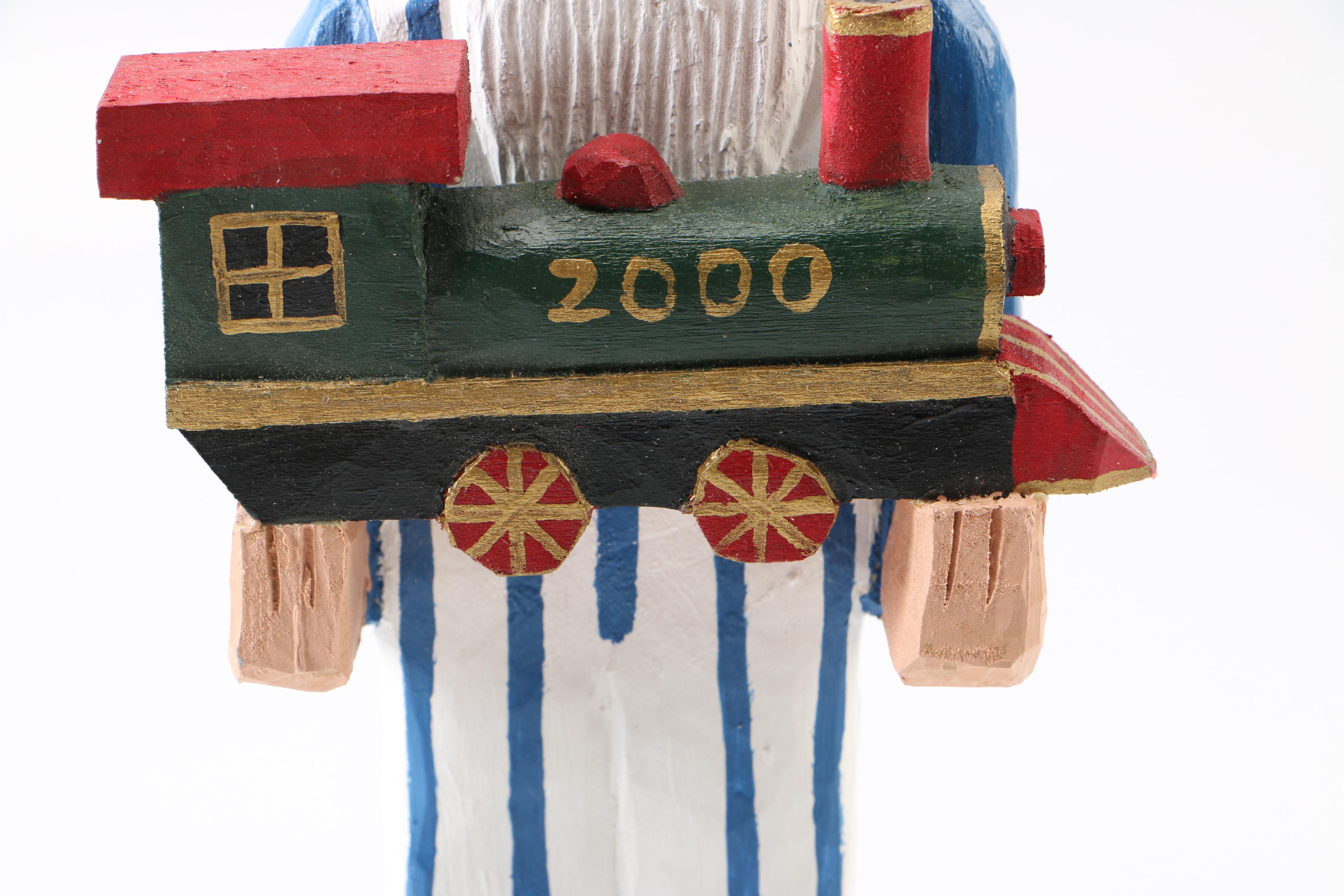 Santa Claus and Nativity Figurines