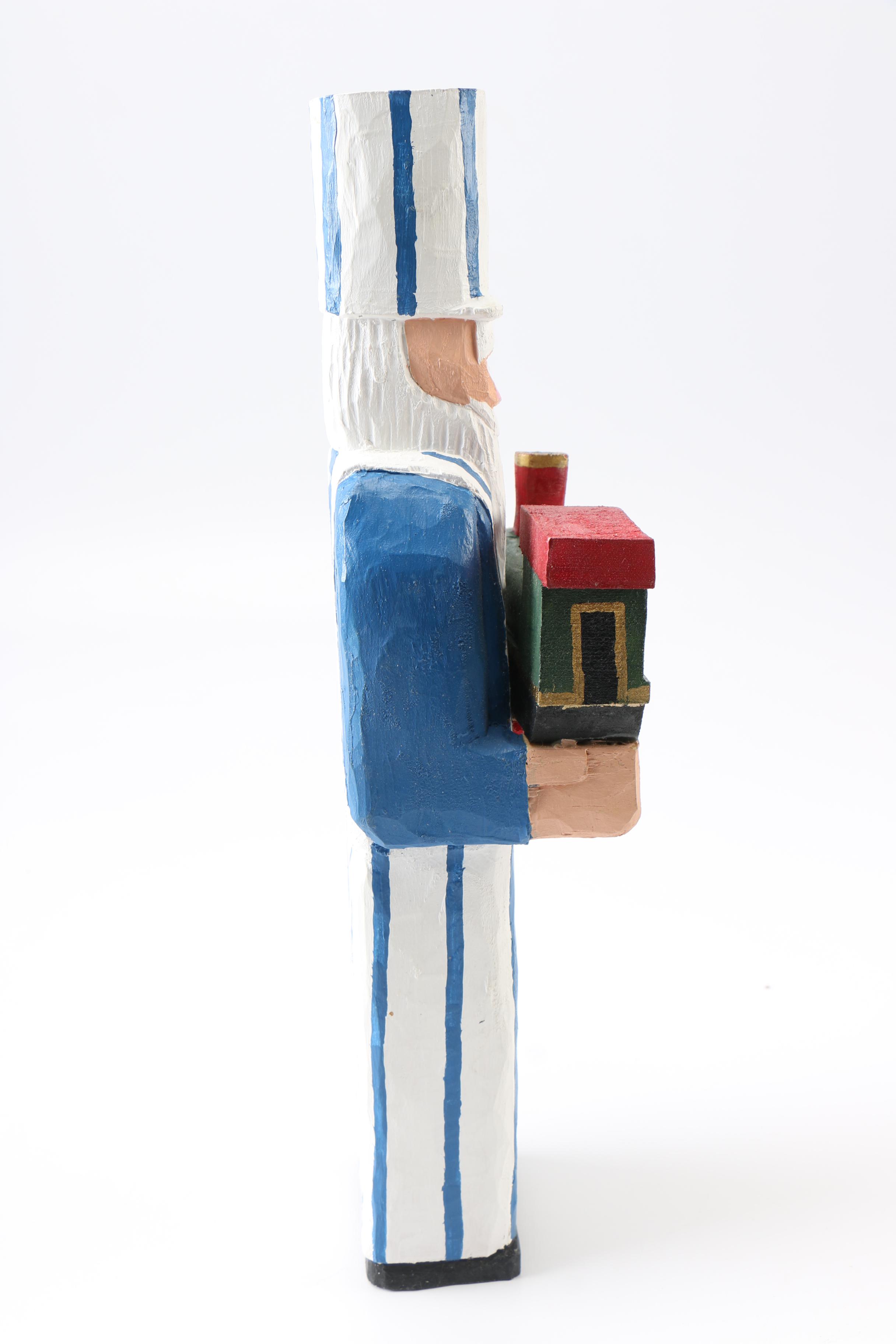 Santa Claus and Nativity Figurines