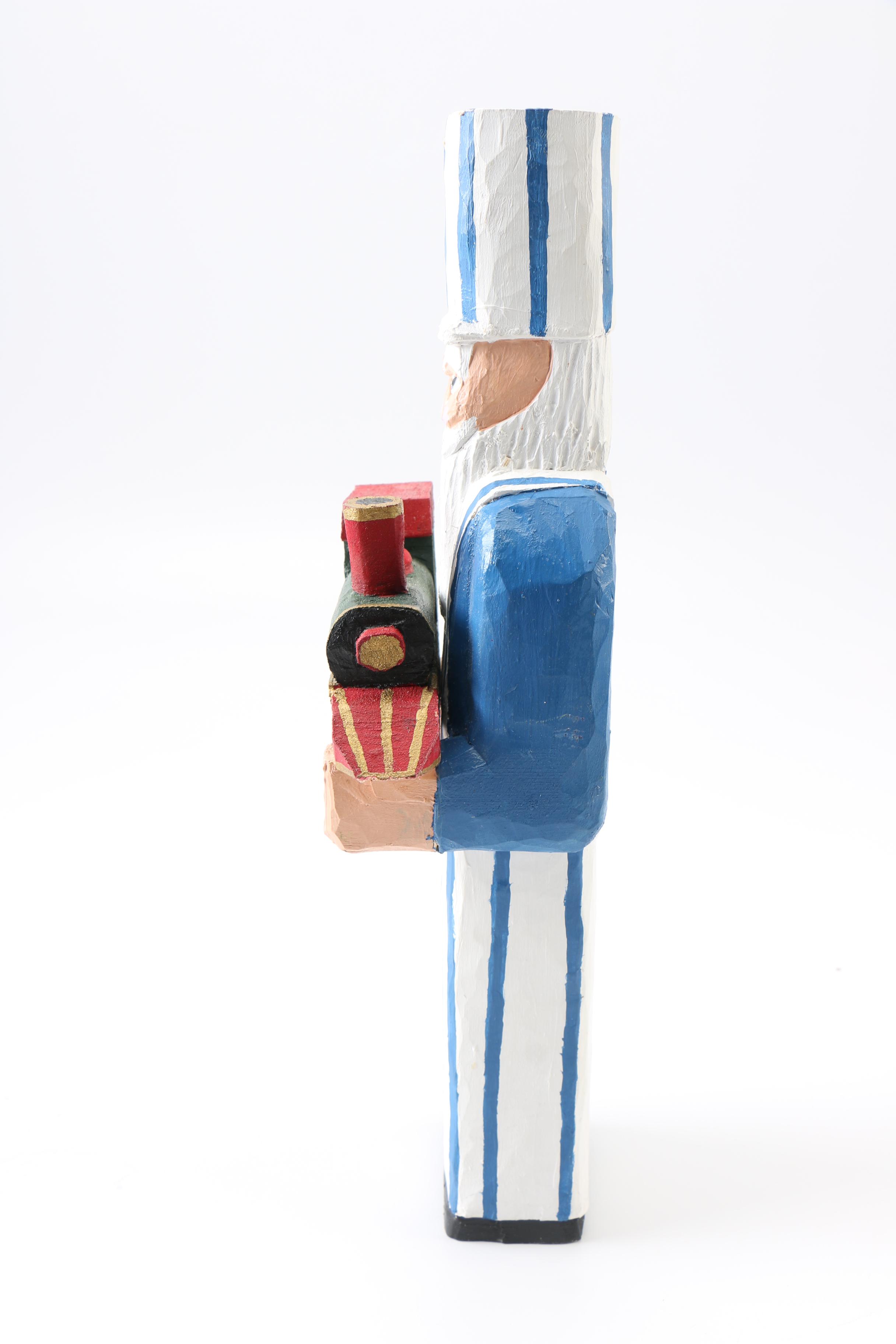 Santa Claus and Nativity Figurines