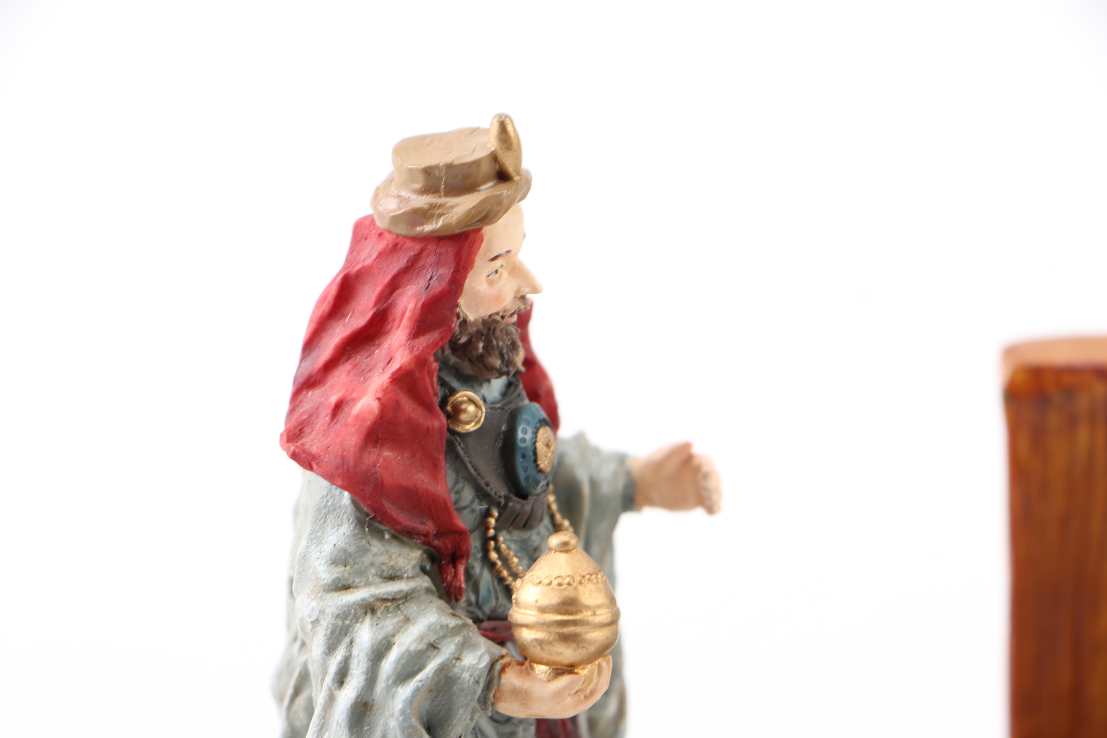 Santa Claus and Nativity Figurines