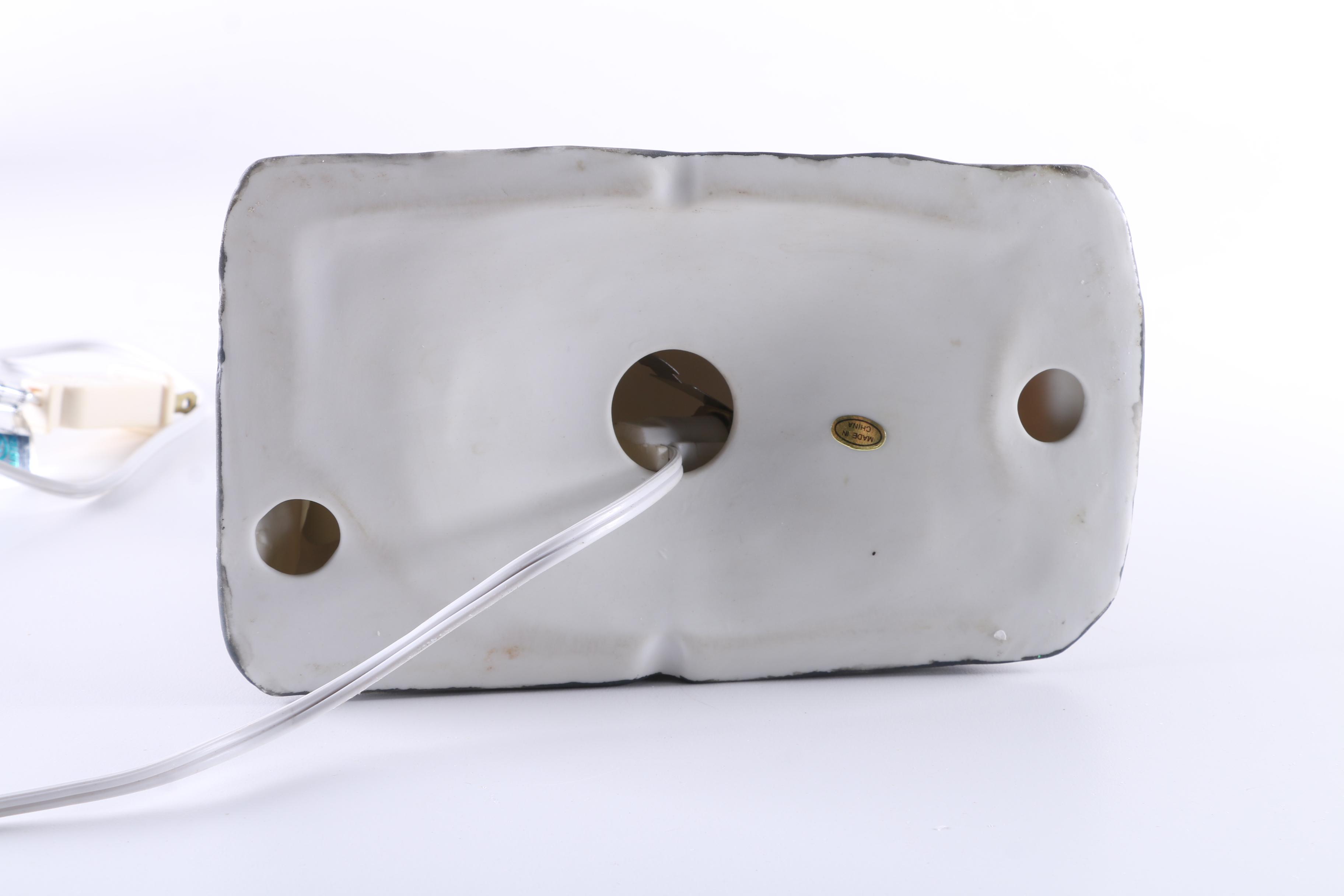 Christmas Village Ceramic Light-Up Churches and Shop Building