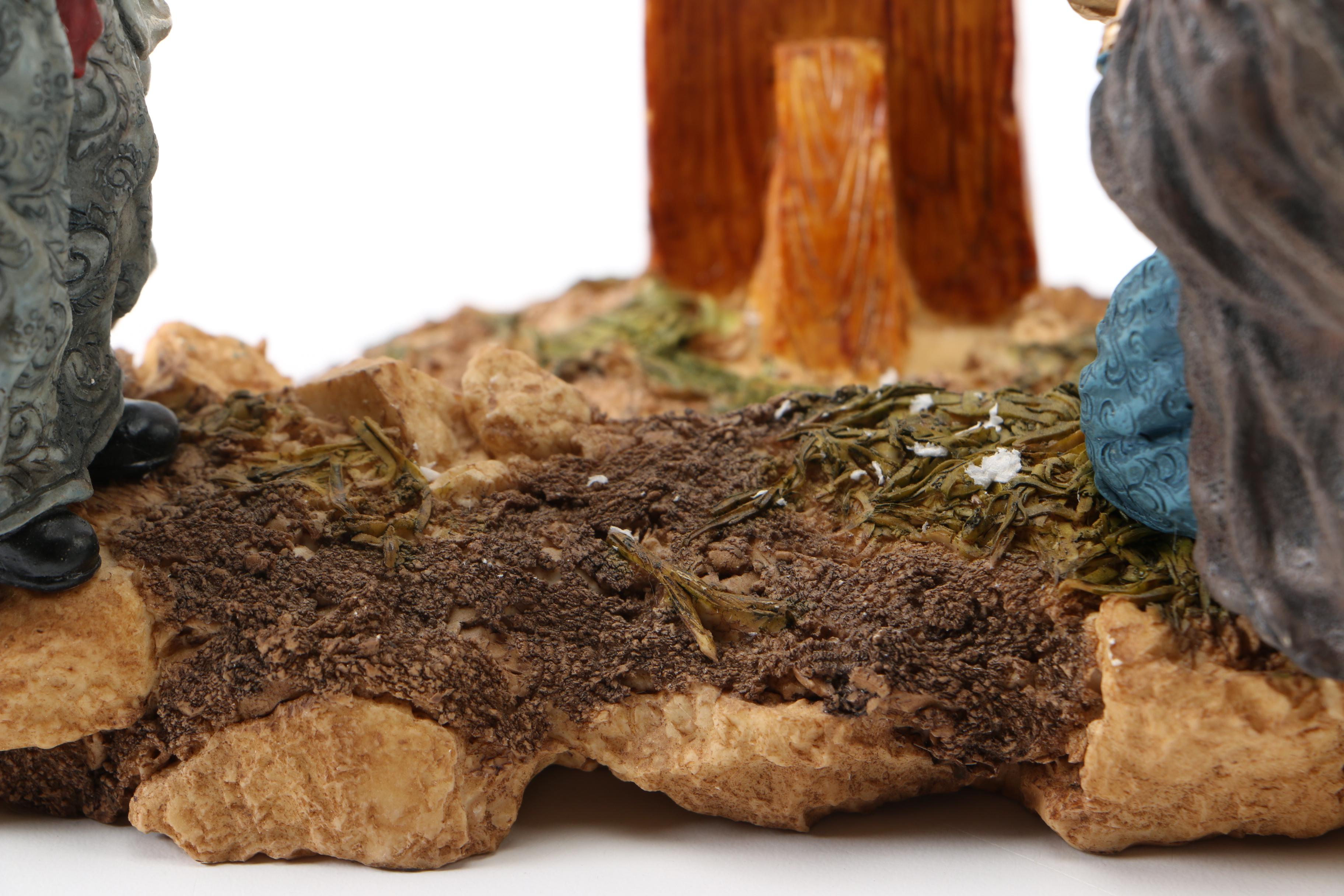 Santa Claus and Nativity Figurines