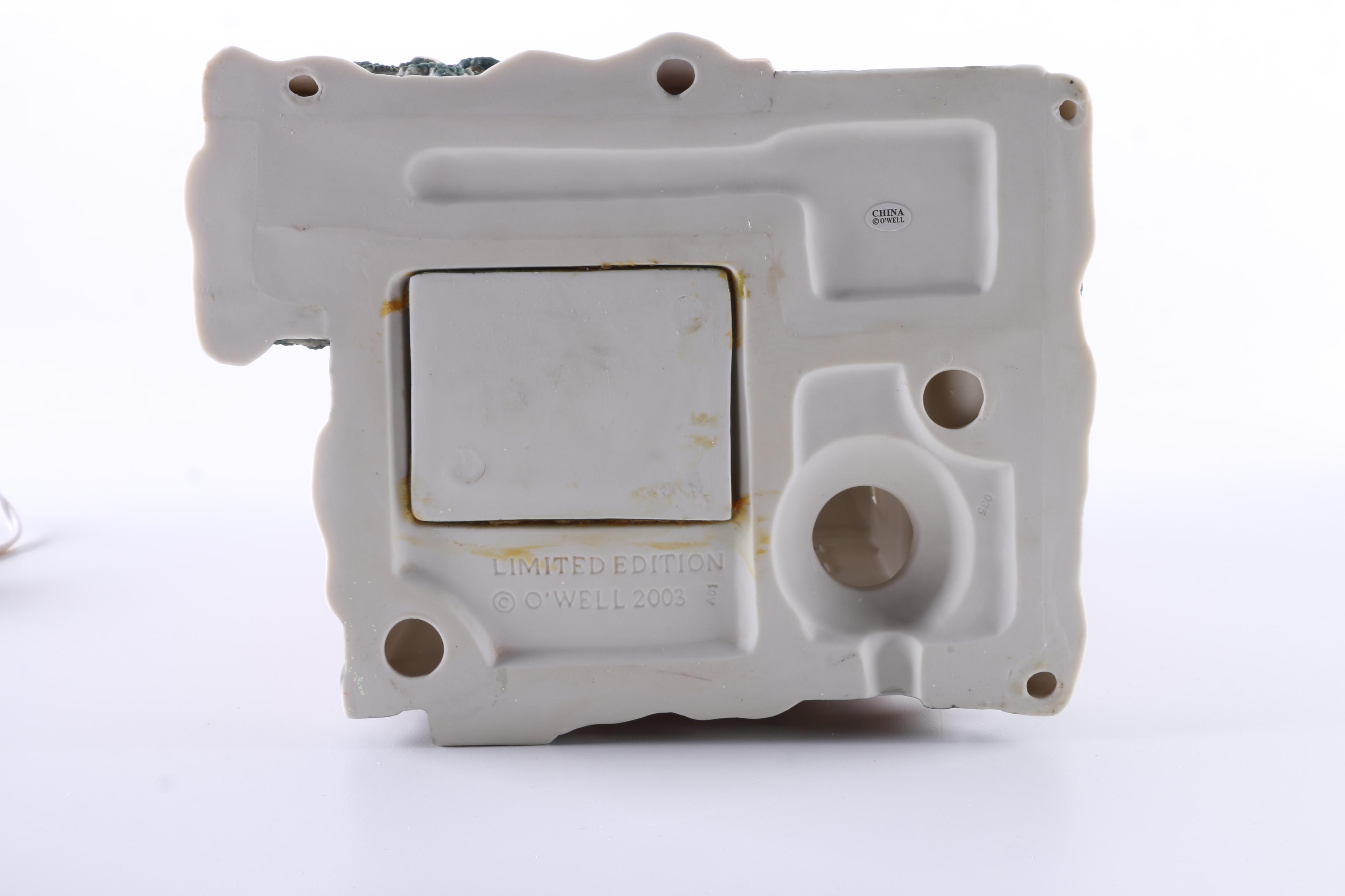 Christmas Village Ceramic Light-Up Churches and Shop Building