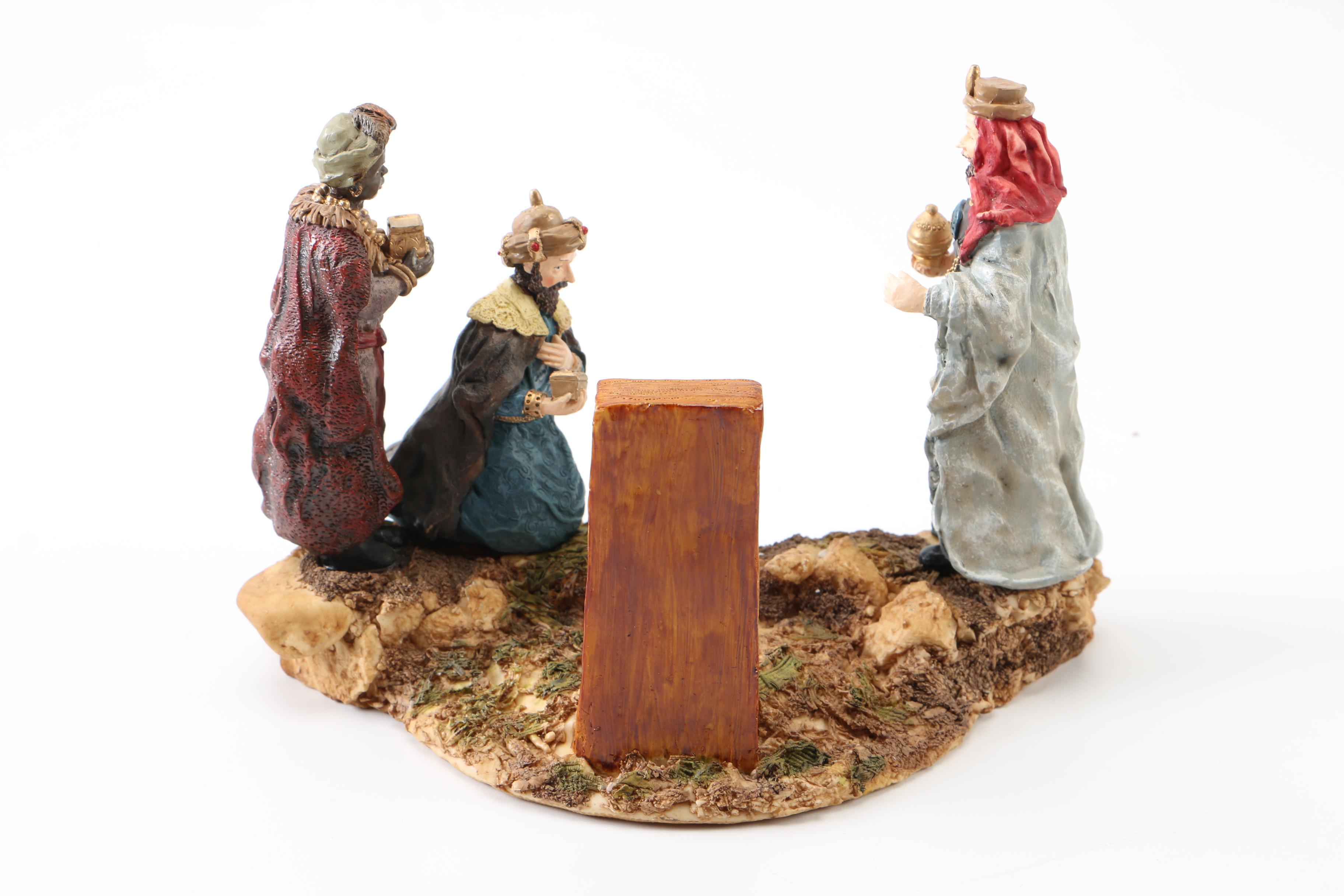 Santa Claus and Nativity Figurines