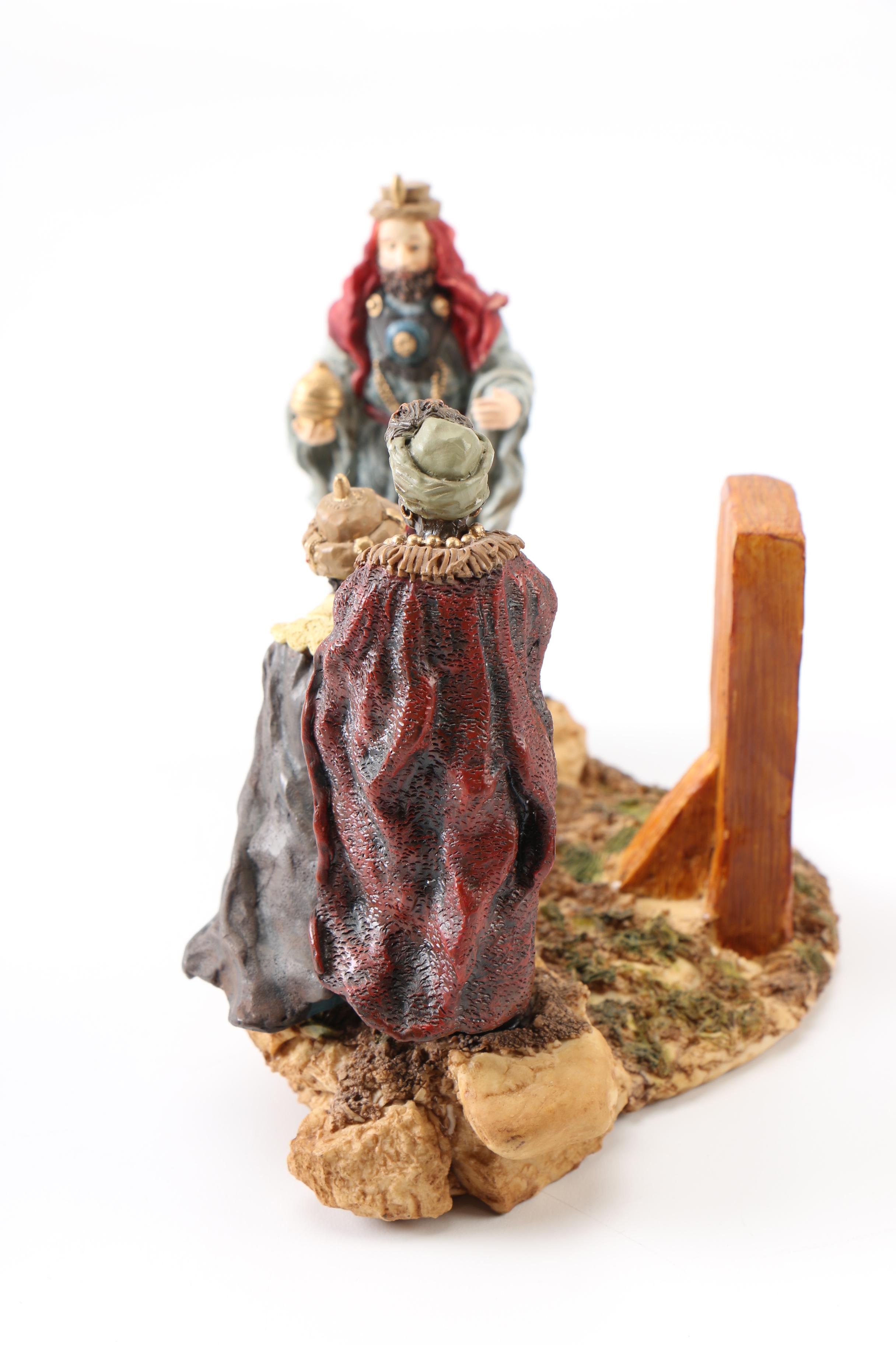 Santa Claus and Nativity Figurines