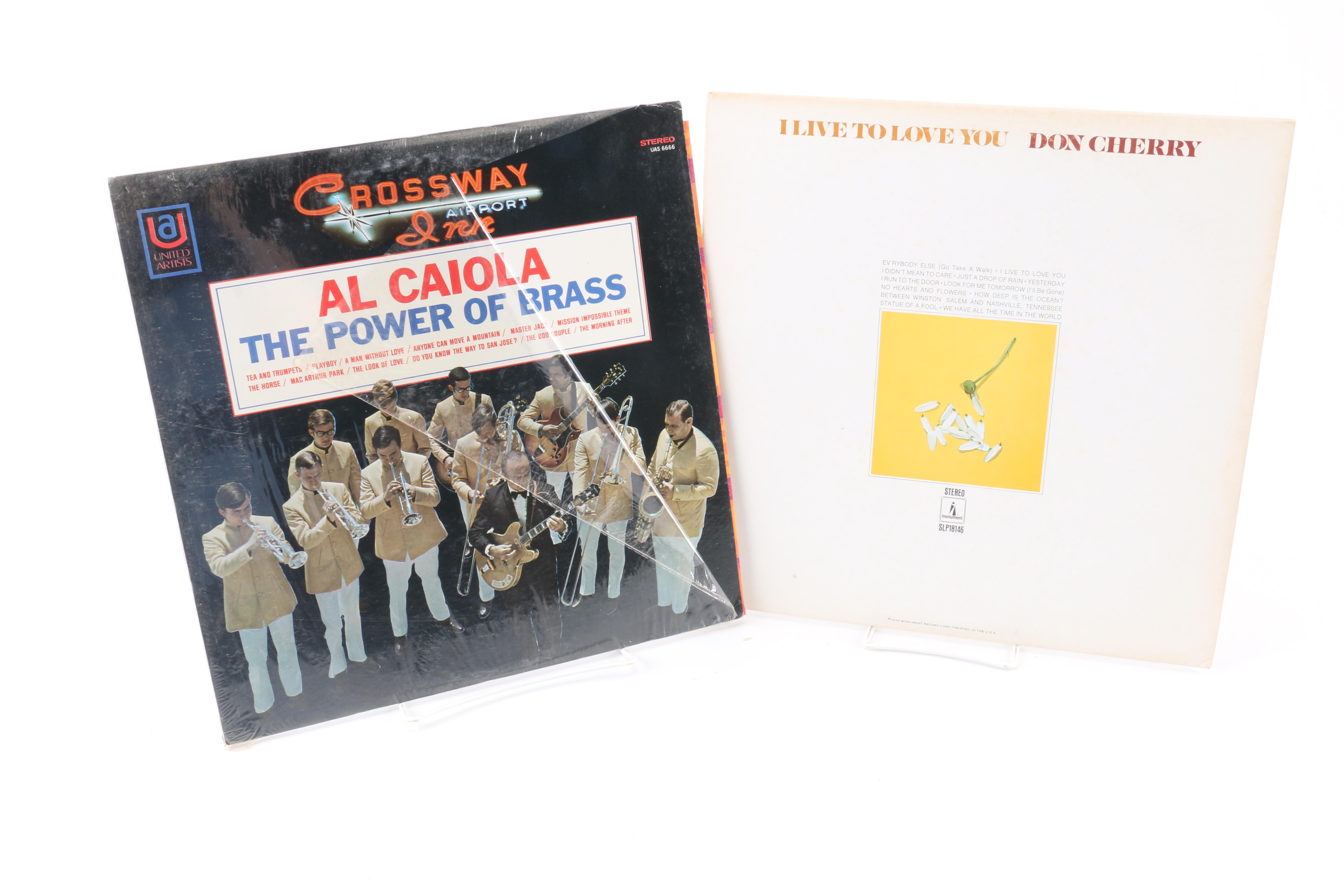 Vintage Jazz and Folk Records Including Boogaloo Joe Jones and John Denver