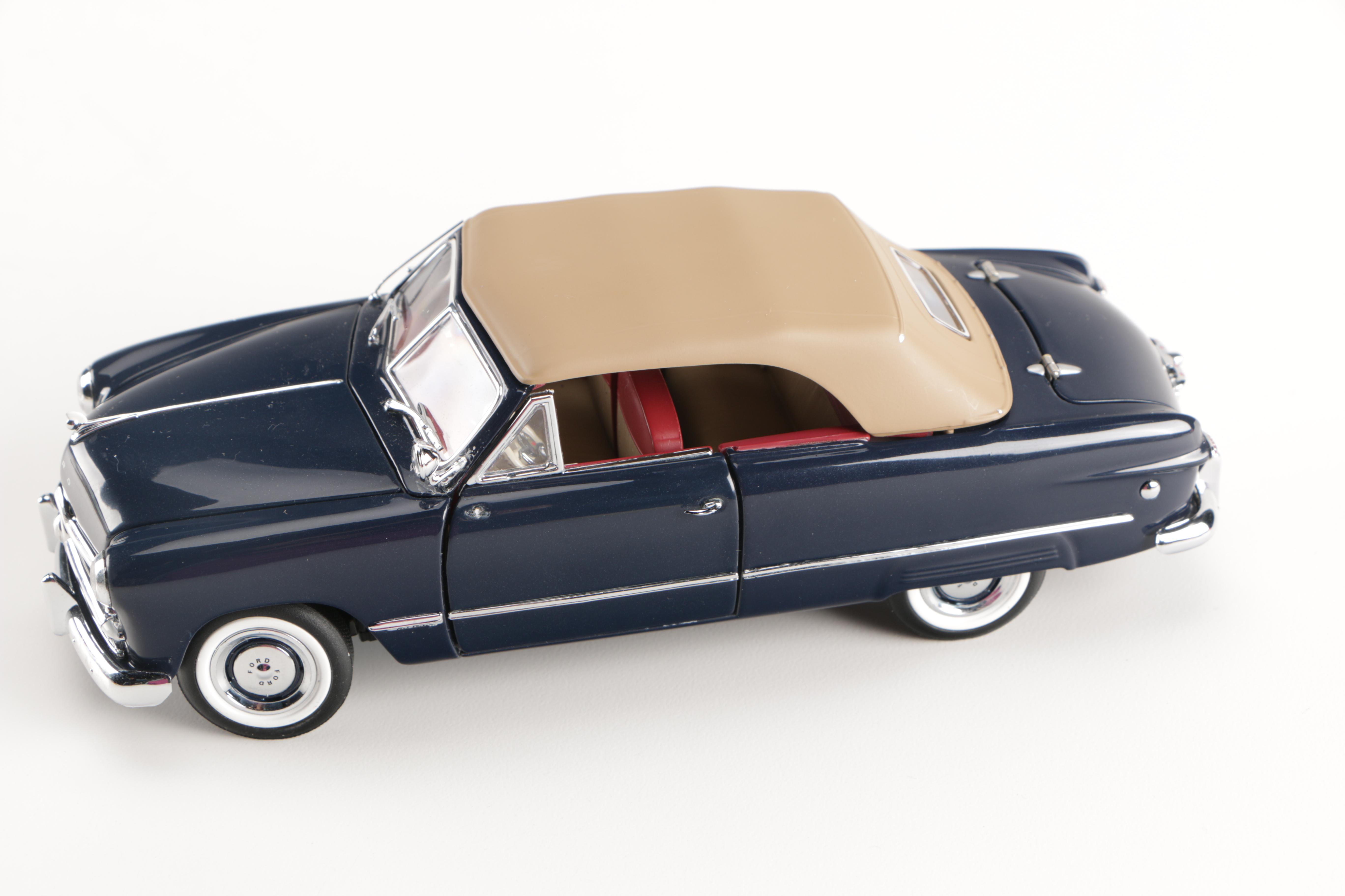 Franklin Mint and Danbury Mint Die-Cast Cars