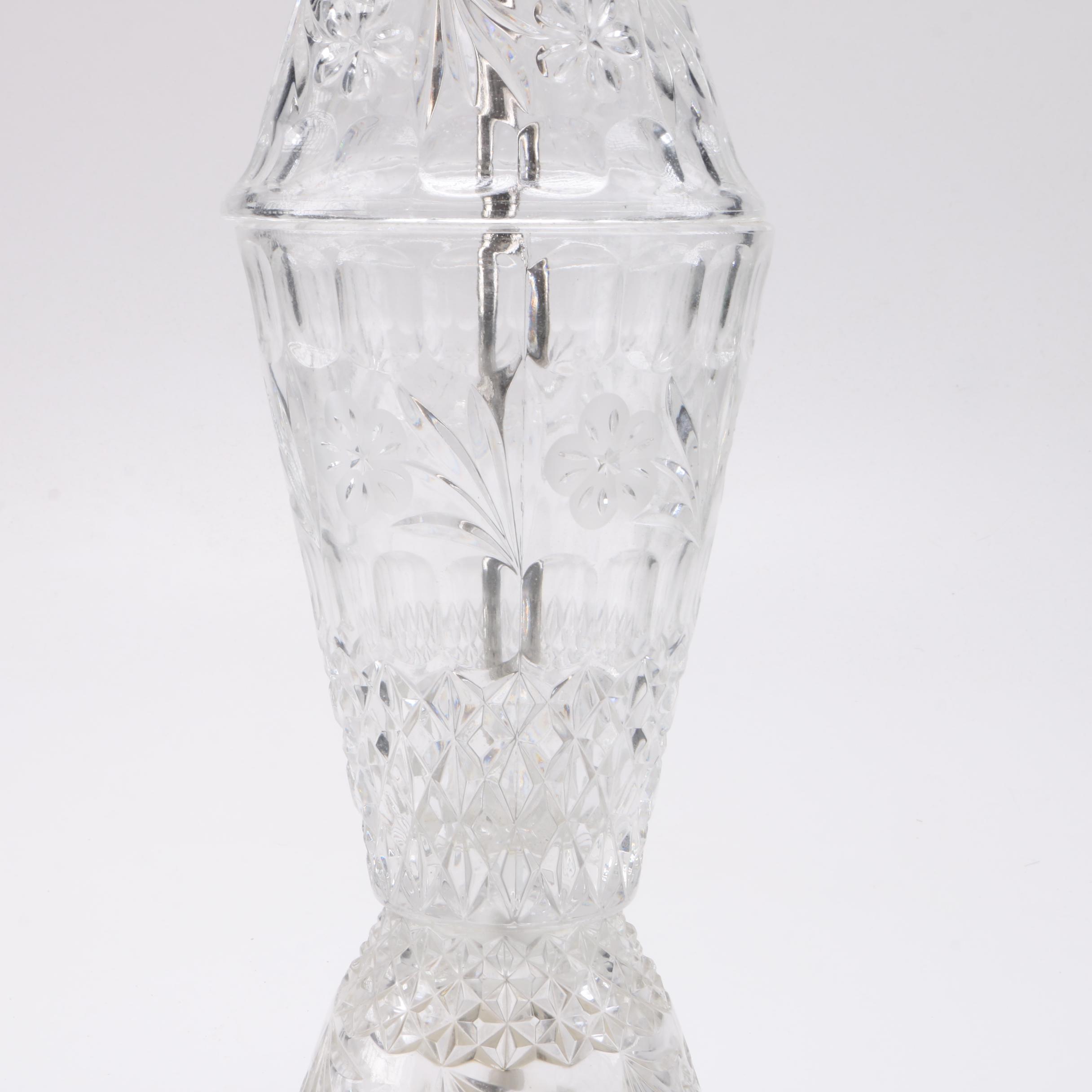 Molded Crystal Table Lamp