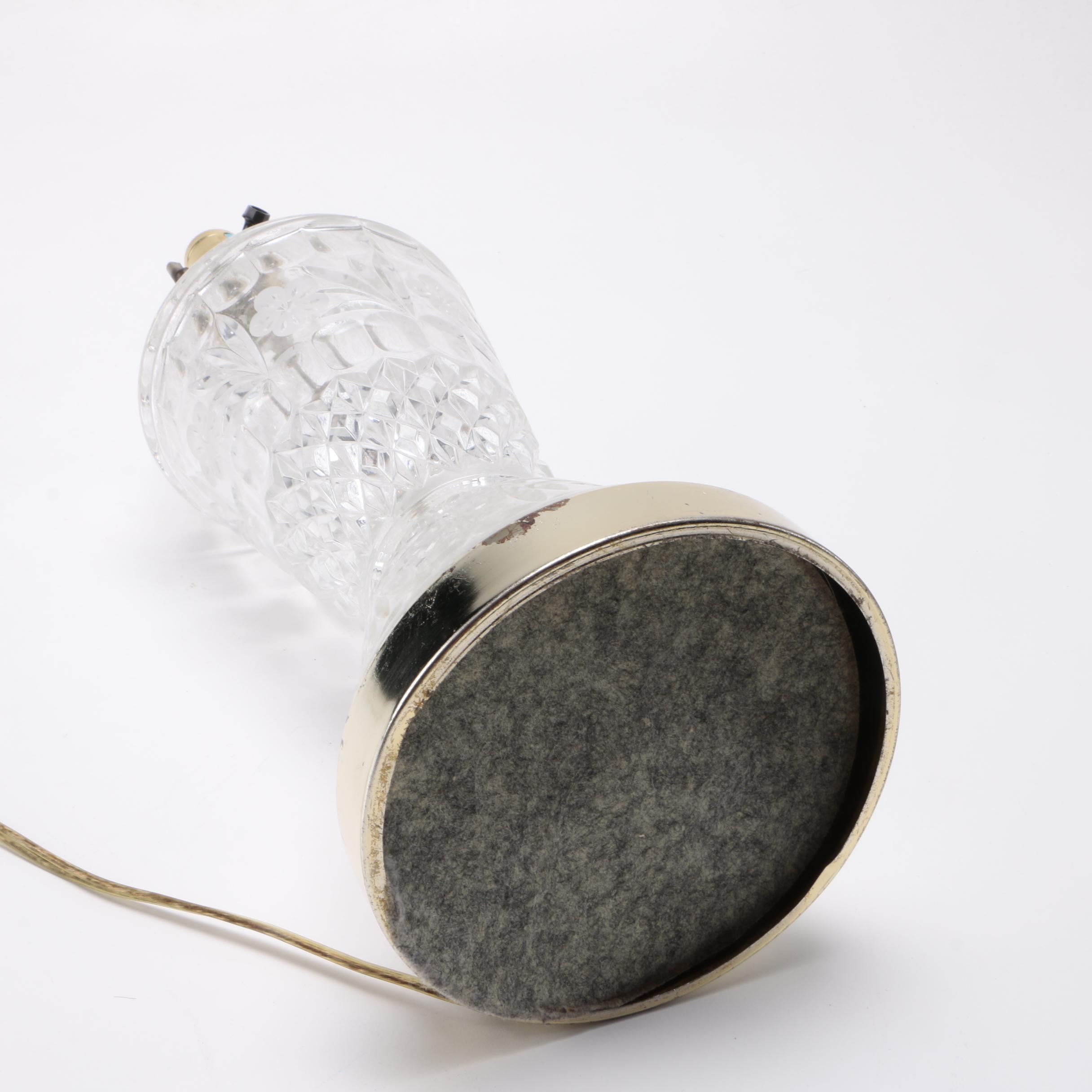 Molded Crystal Table Lamp