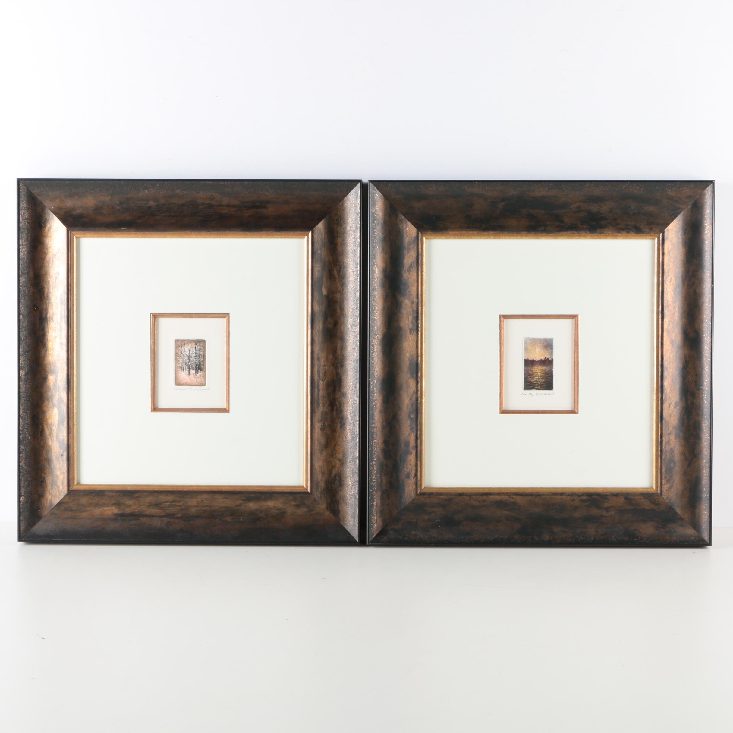 George Raab Limited Edition Wilderness Etchings