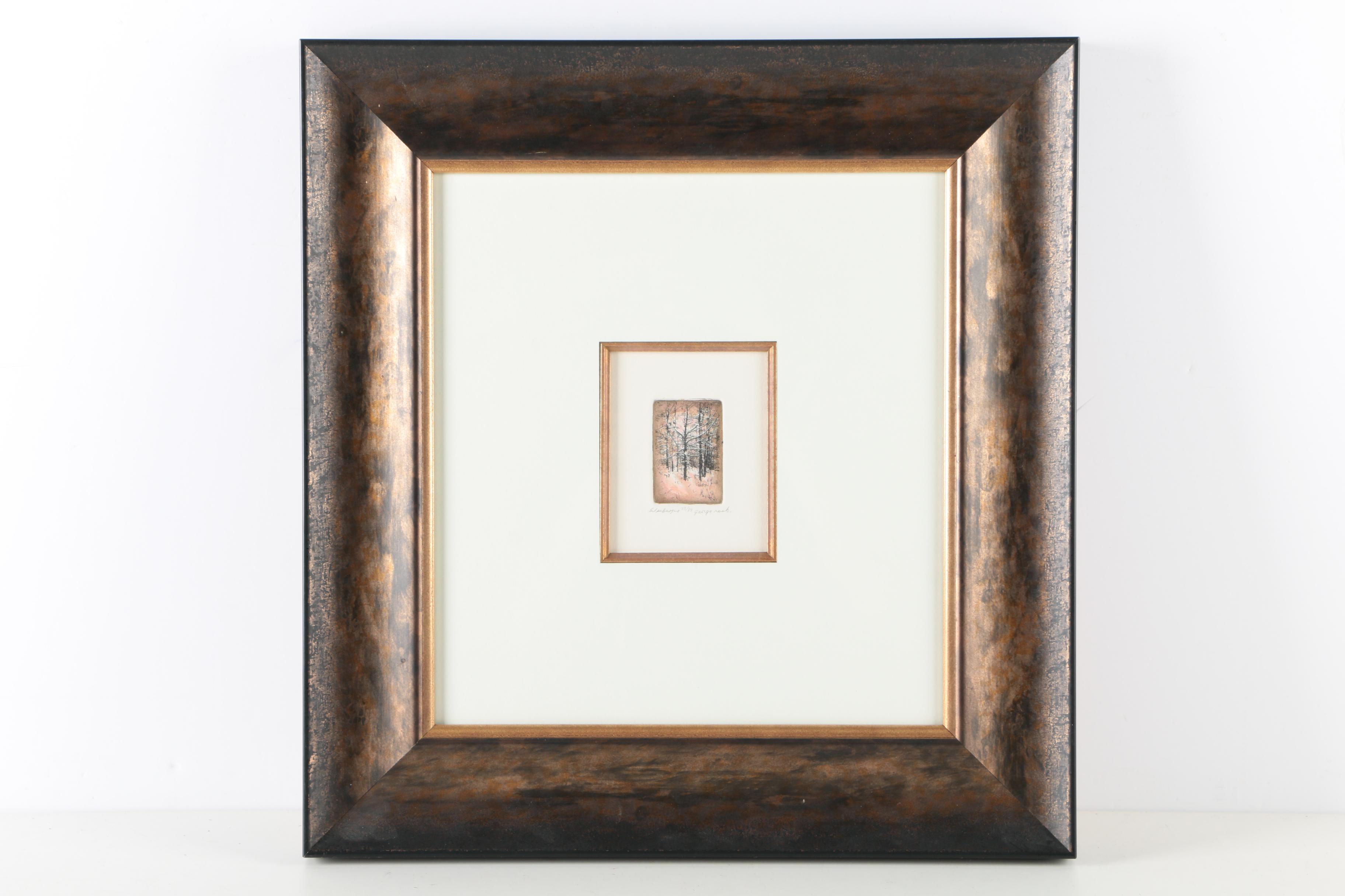 George Raab Limited Edition Wilderness Etchings