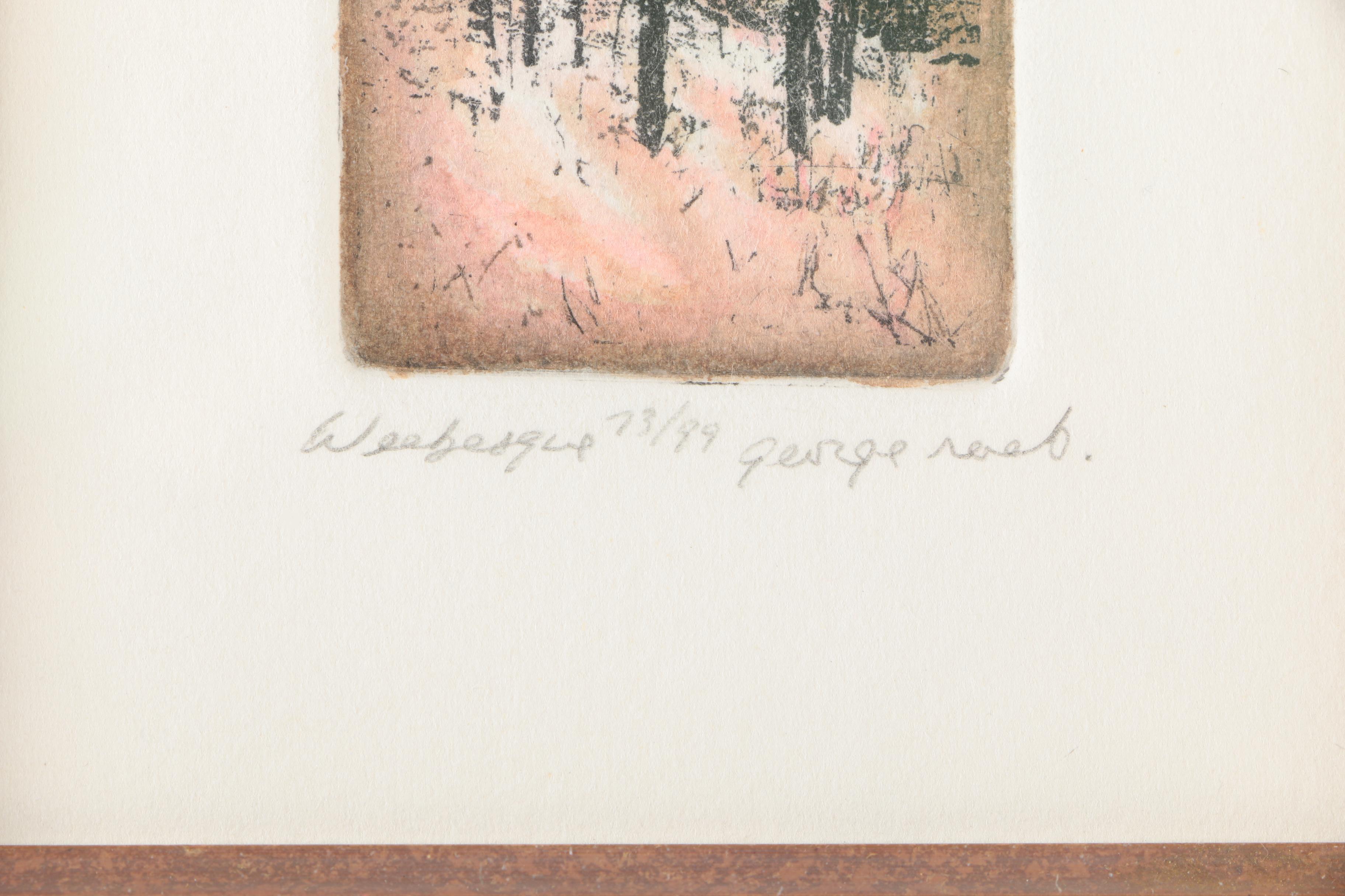 George Raab Limited Edition Wilderness Etchings