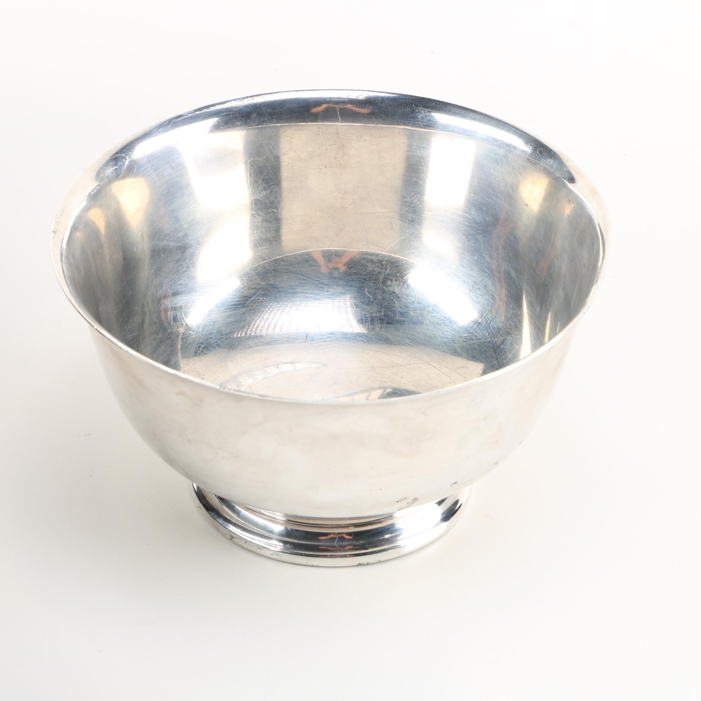 J.E. Caldwell & Co. Reproduction Paul Revere Sterling Silver Bowl
