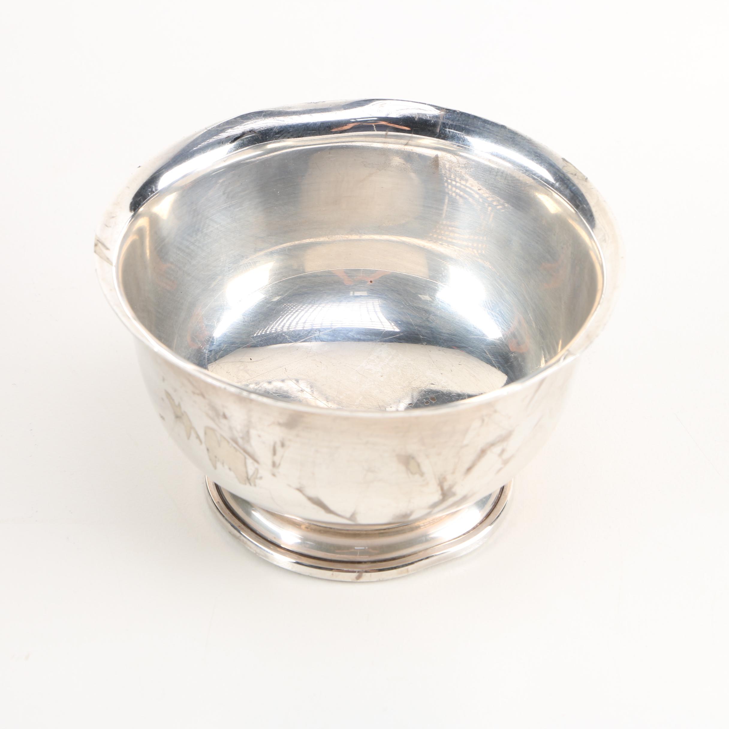 J.E. Caldwell & Co. Reproduction Paul Revere Sterling Silver Bowl