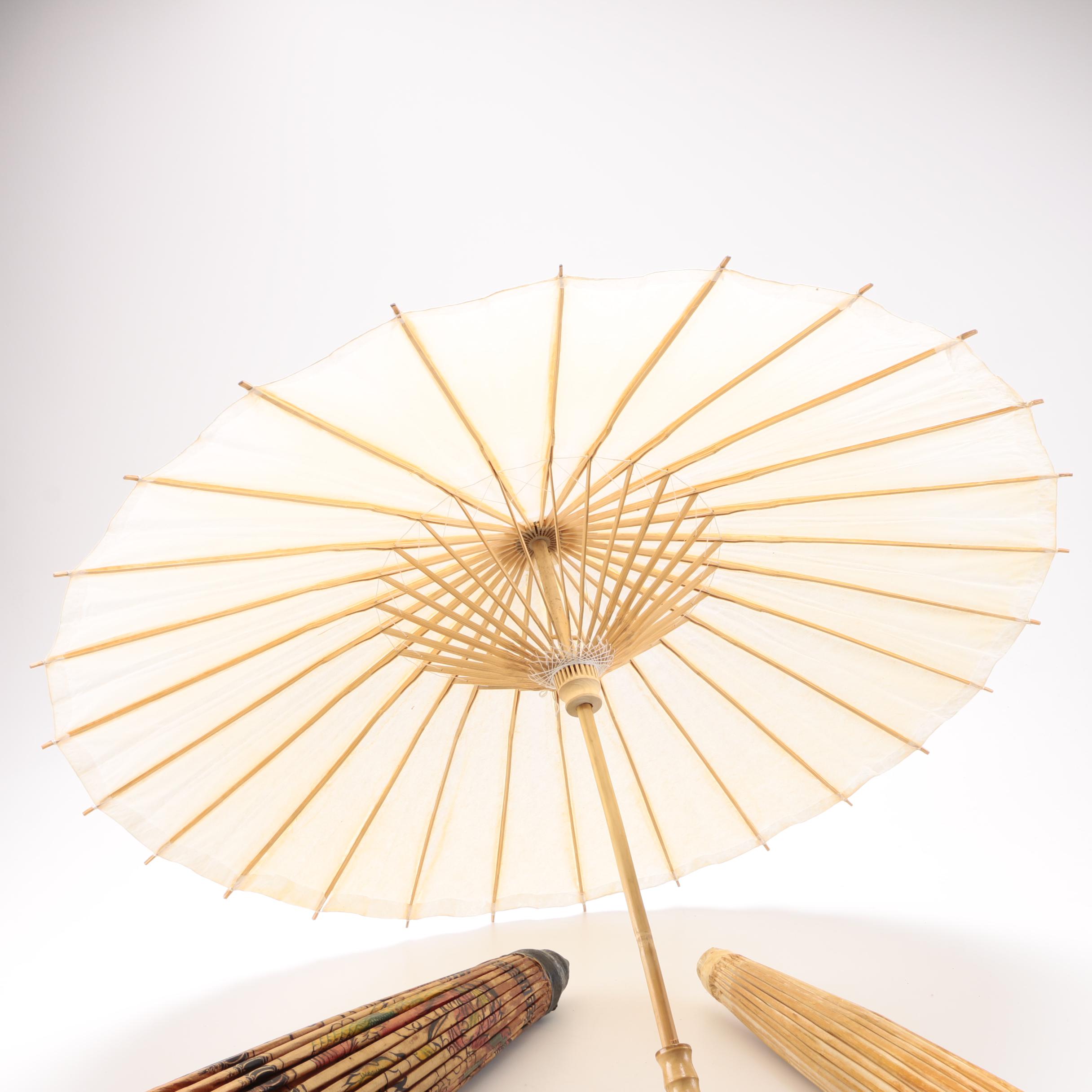 Vintage Japanese and East Asian Parasols