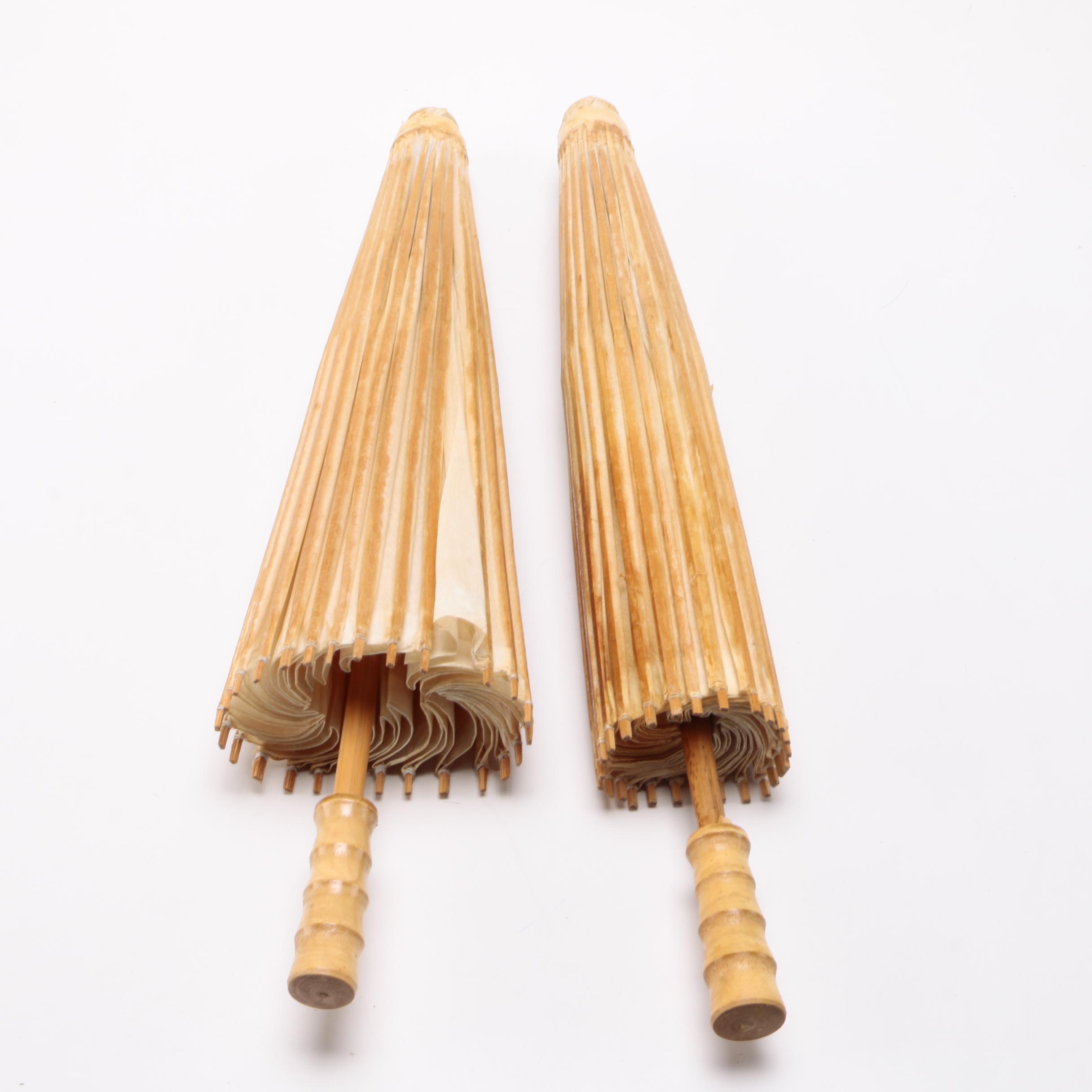 Vintage Japanese and East Asian Parasols