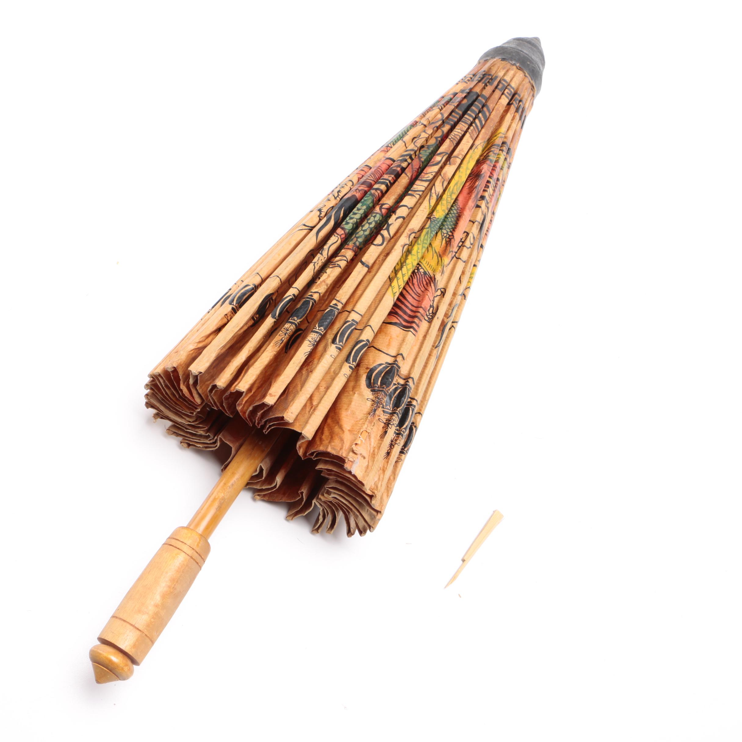 Vintage Japanese and East Asian Parasols