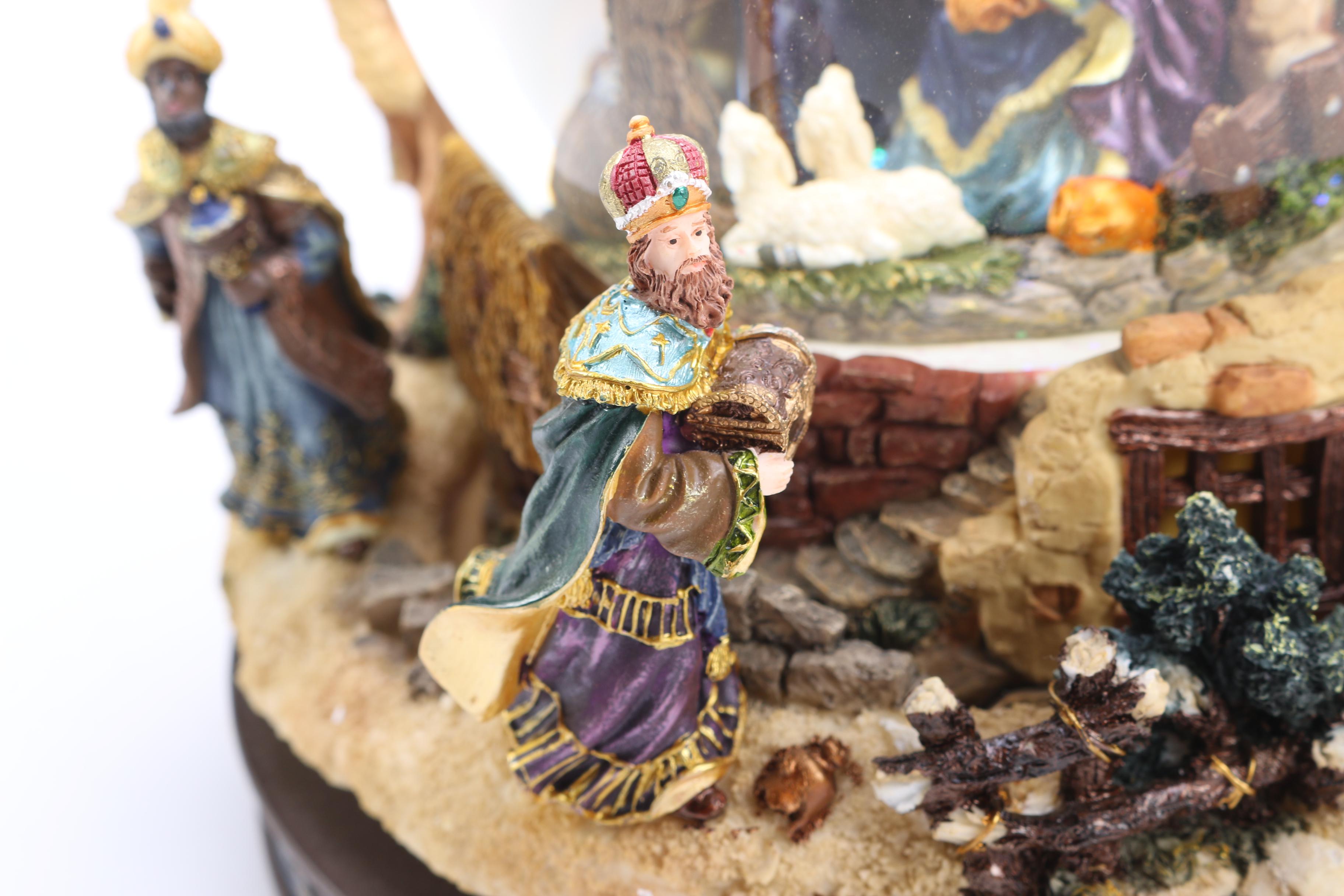 Two Kirkland Signature Musical Water globes