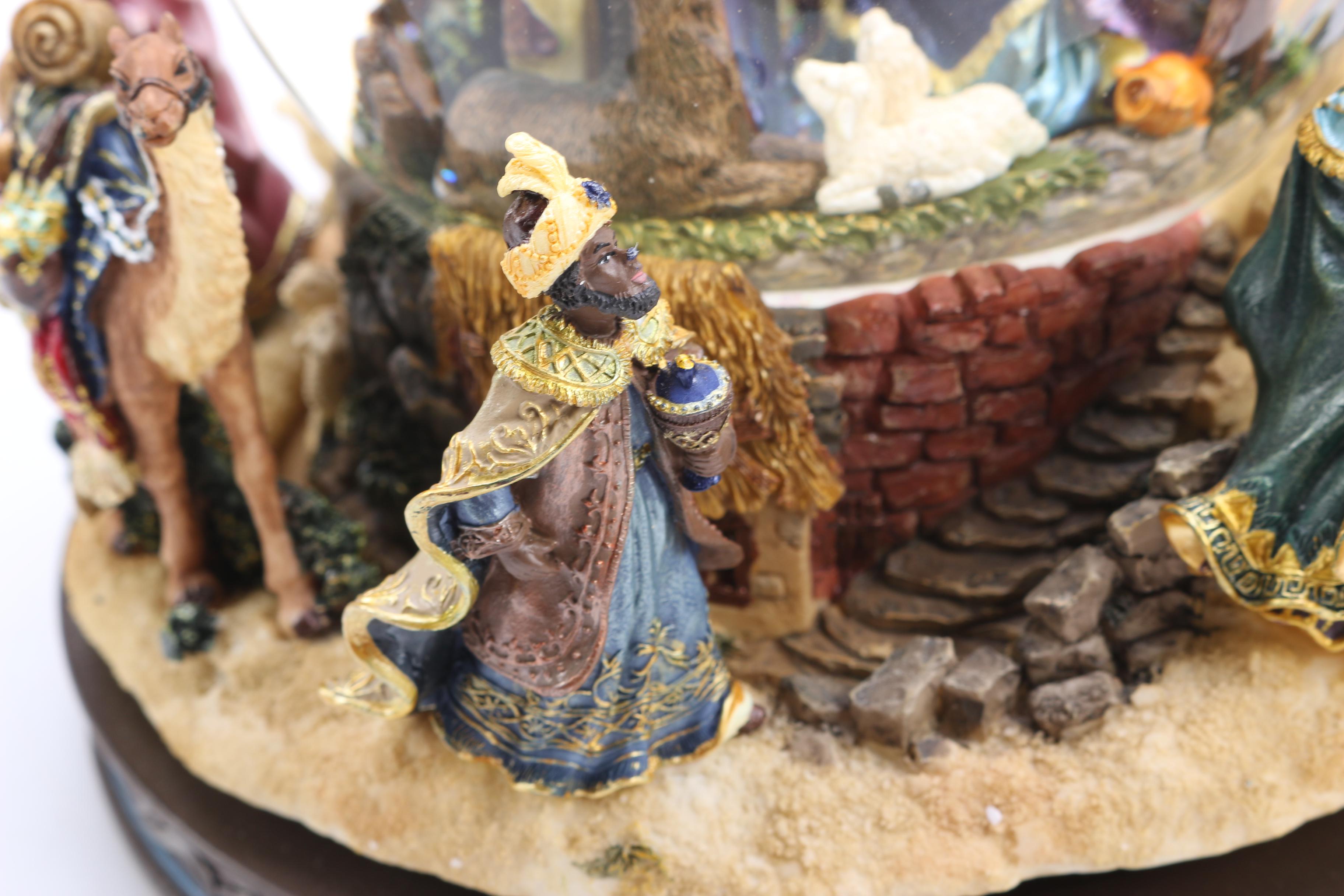 Two Kirkland Signature Musical Water globes