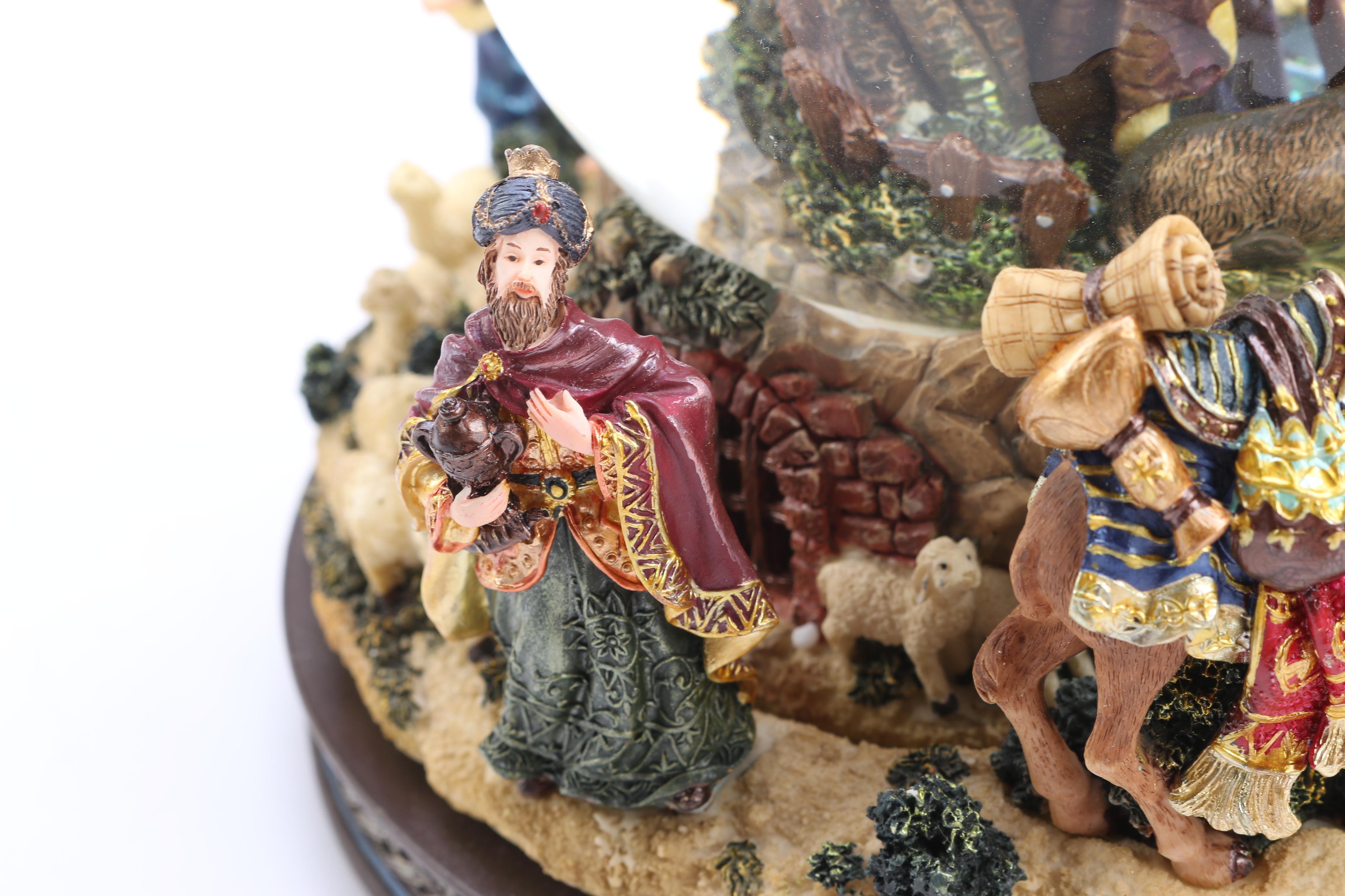 Two Kirkland Signature Musical Water globes