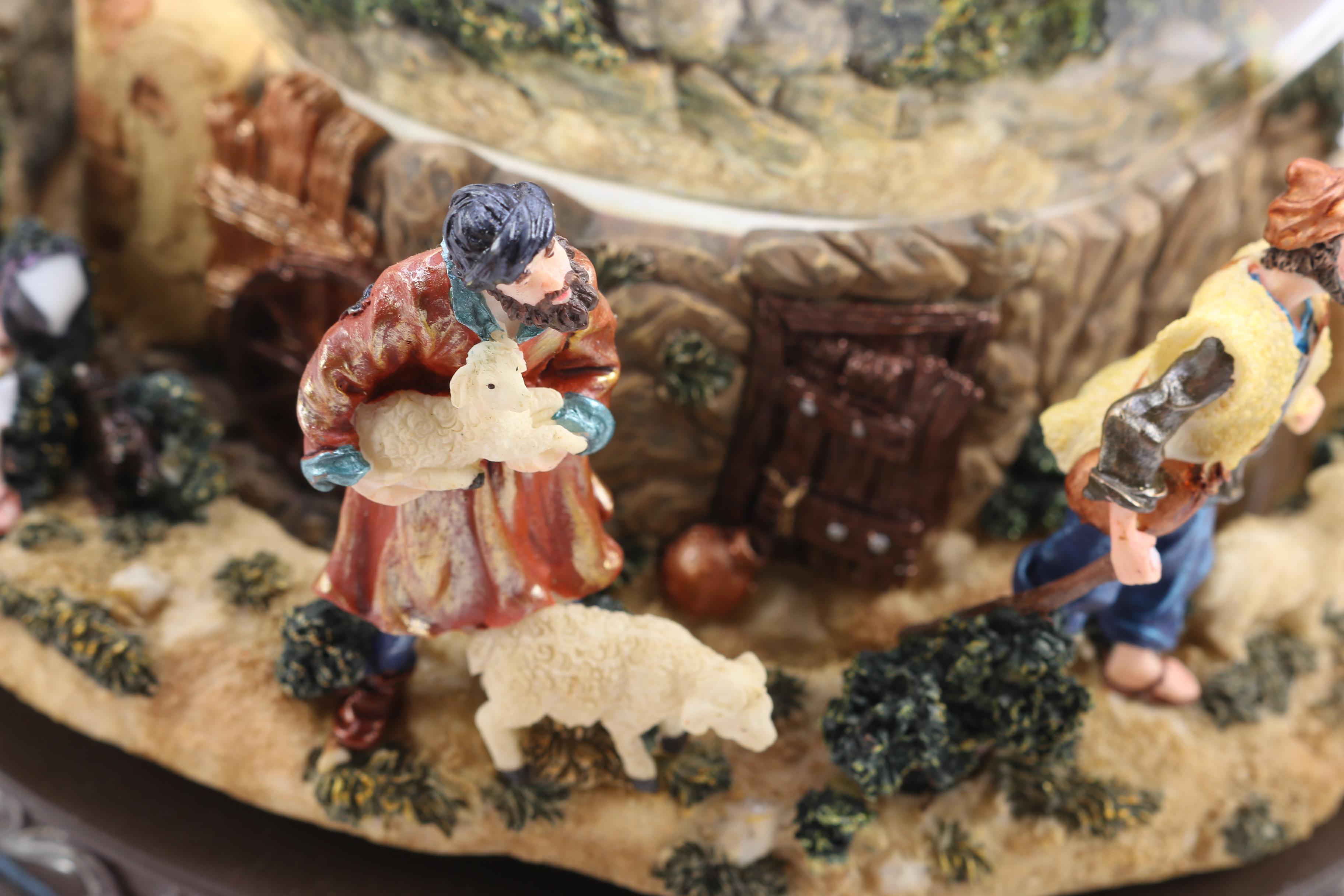 Two Kirkland Signature Musical Water globes