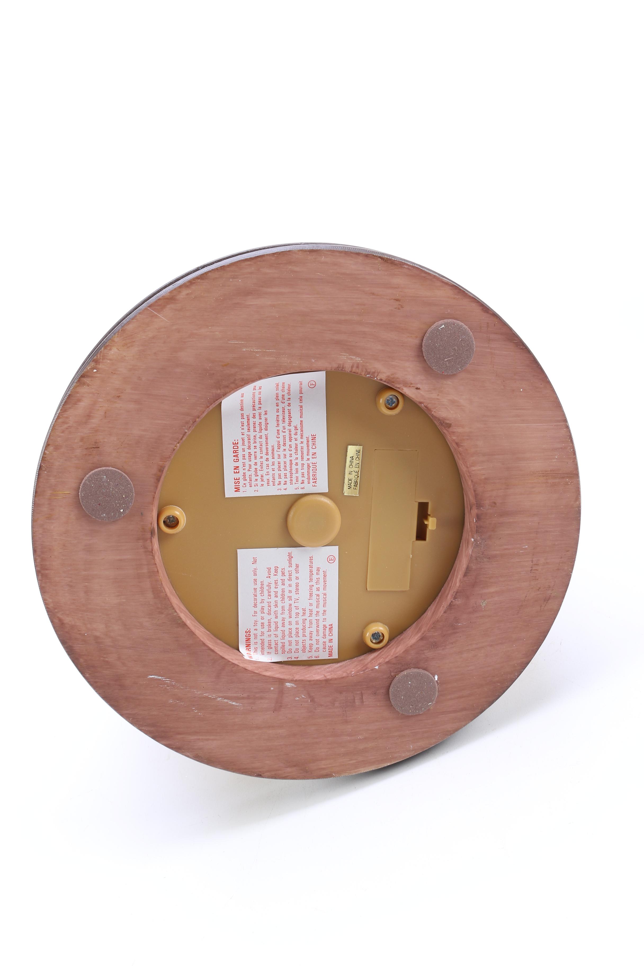 Two Kirkland Signature Musical Water globes