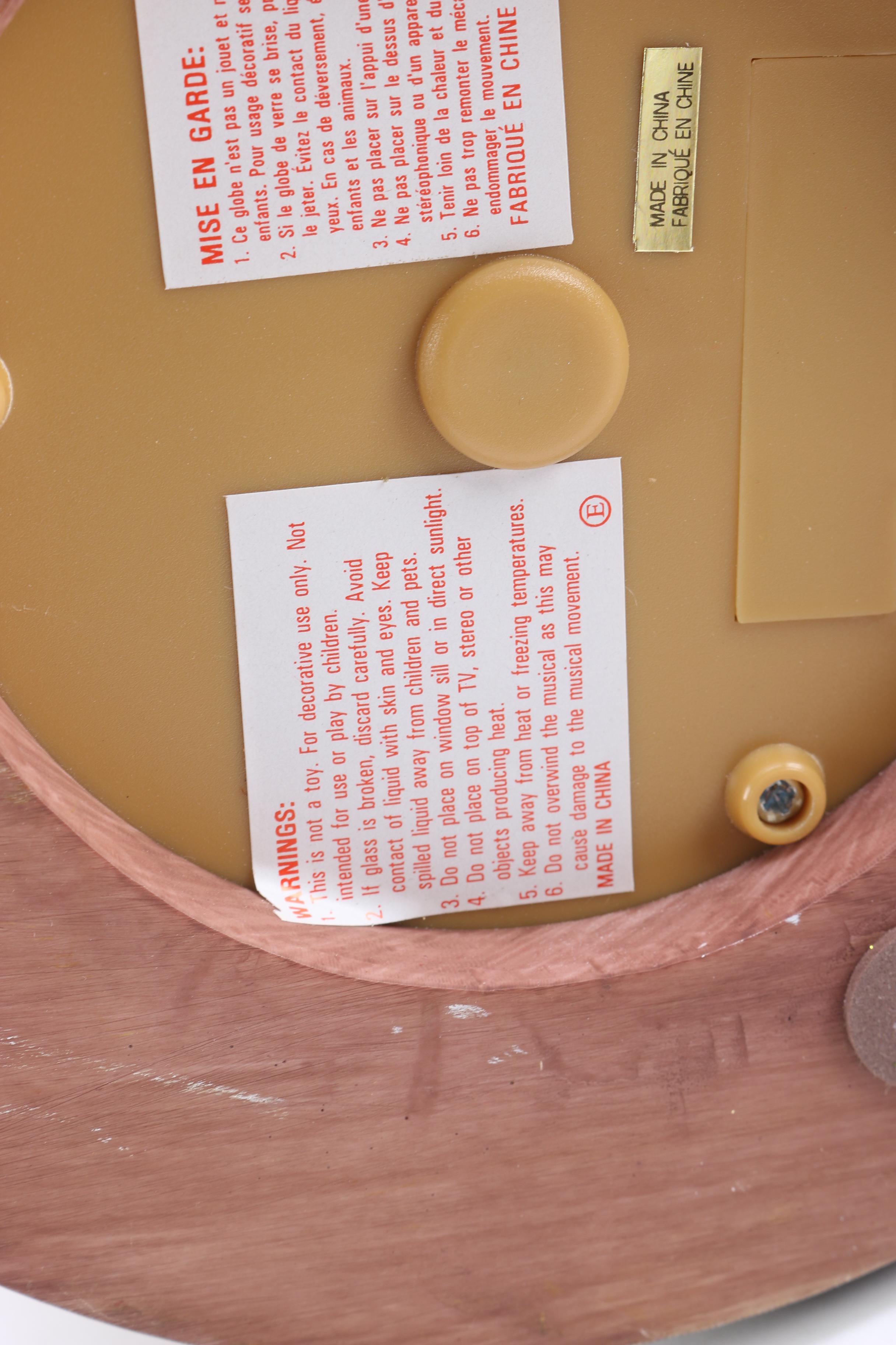 Two Kirkland Signature Musical Water globes