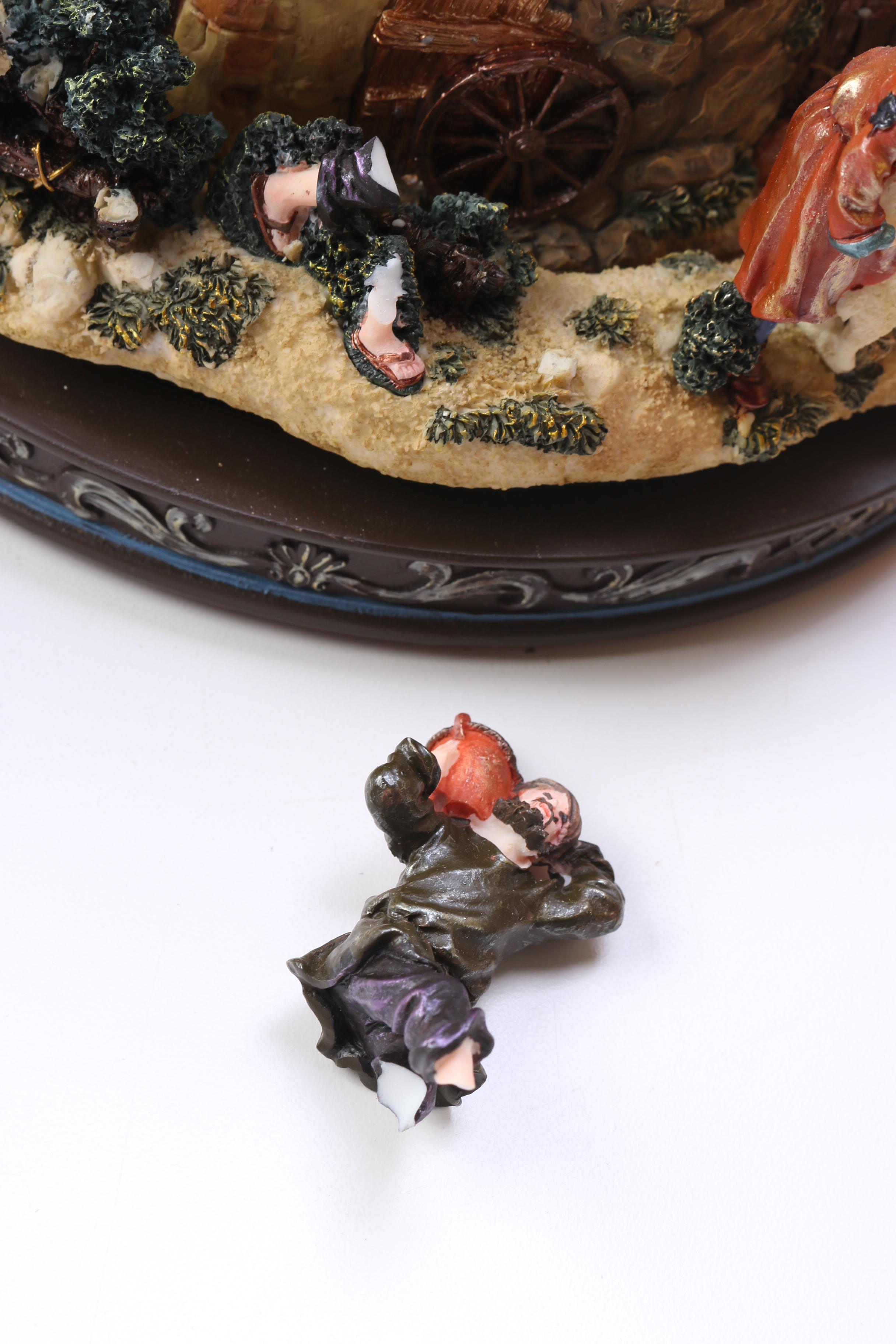 Two Kirkland Signature Musical Water globes