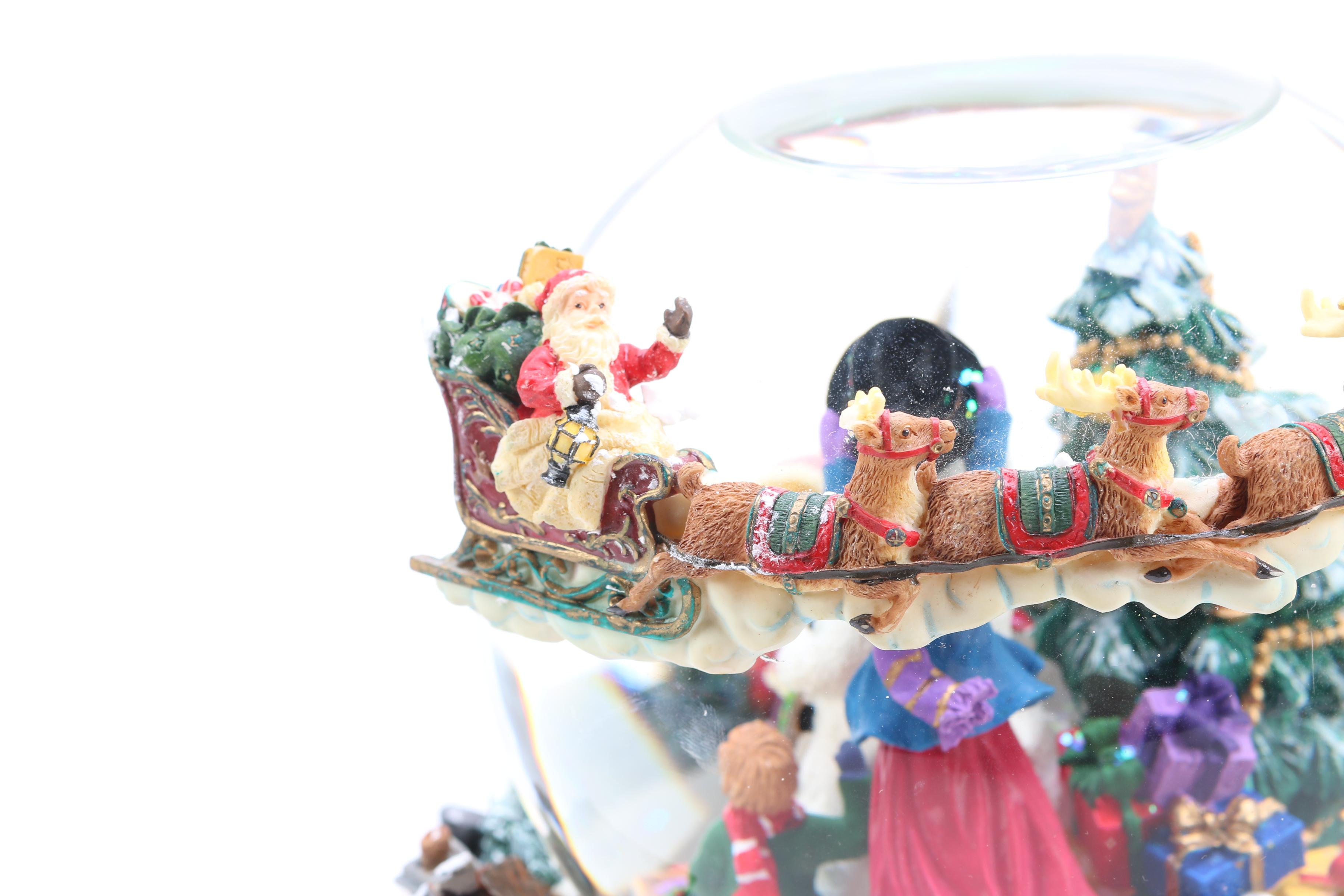 Two Kirkland Signature Musical Water globes