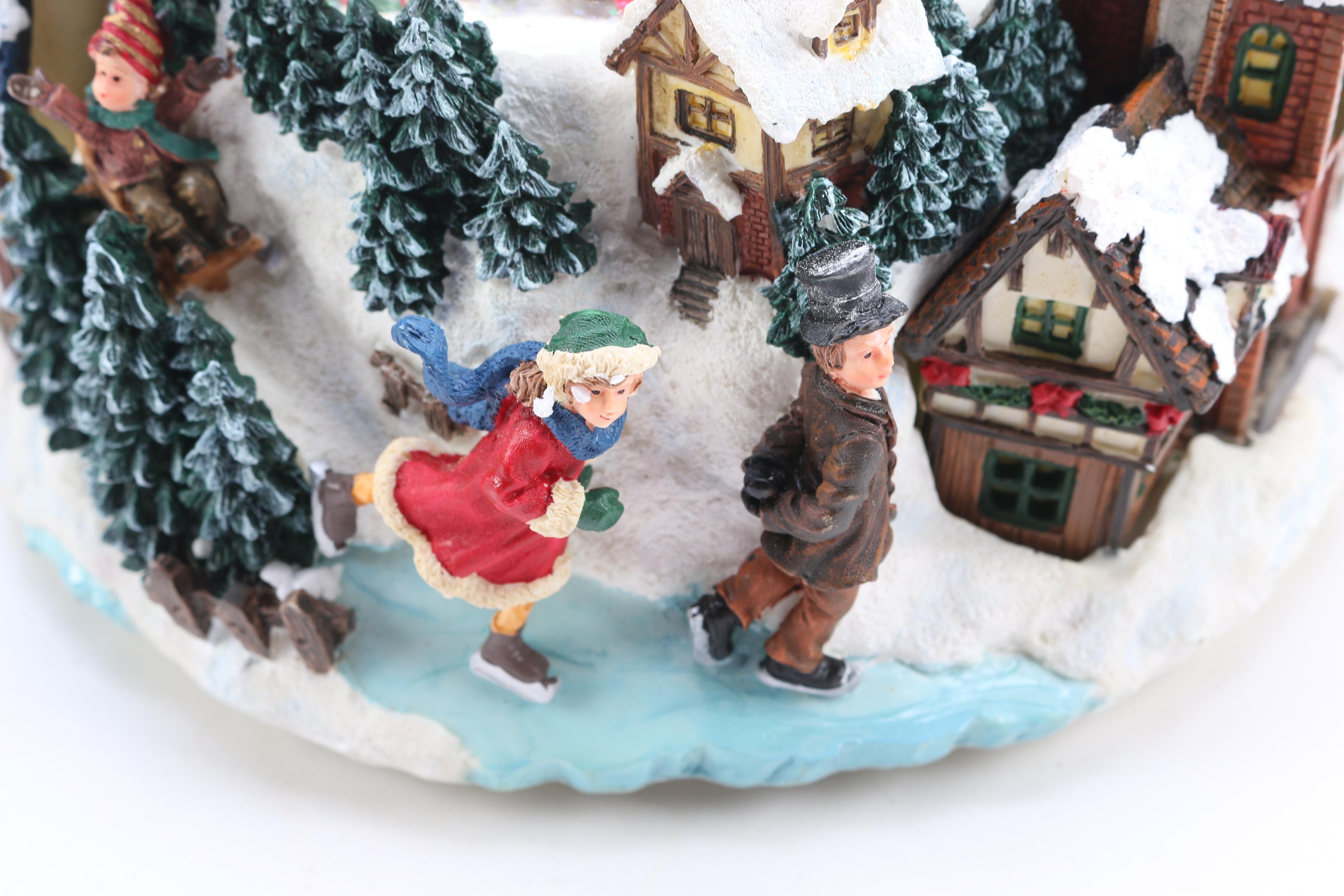 Two Kirkland Signature Musical Water globes