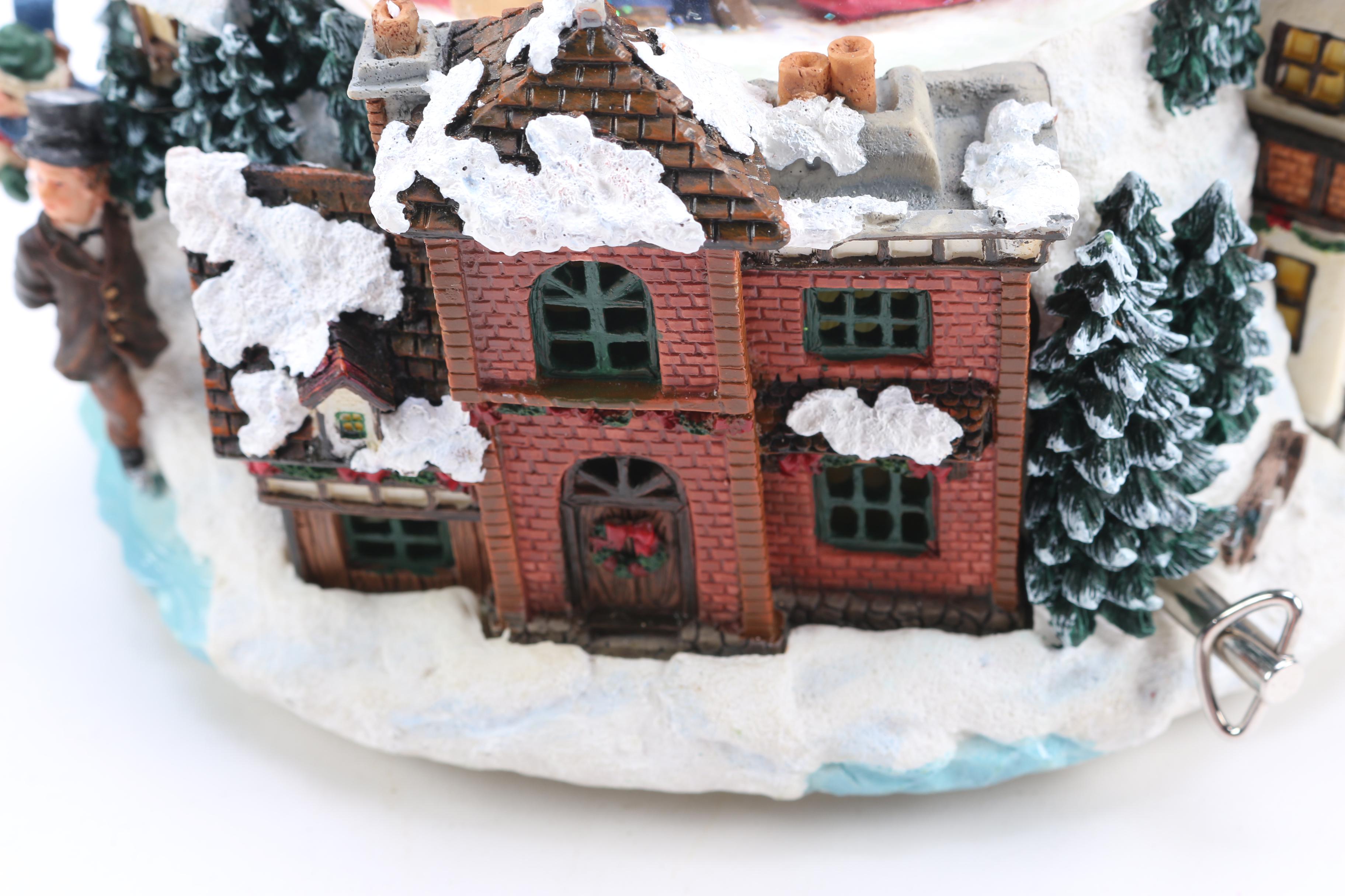 Two Kirkland Signature Musical Water globes