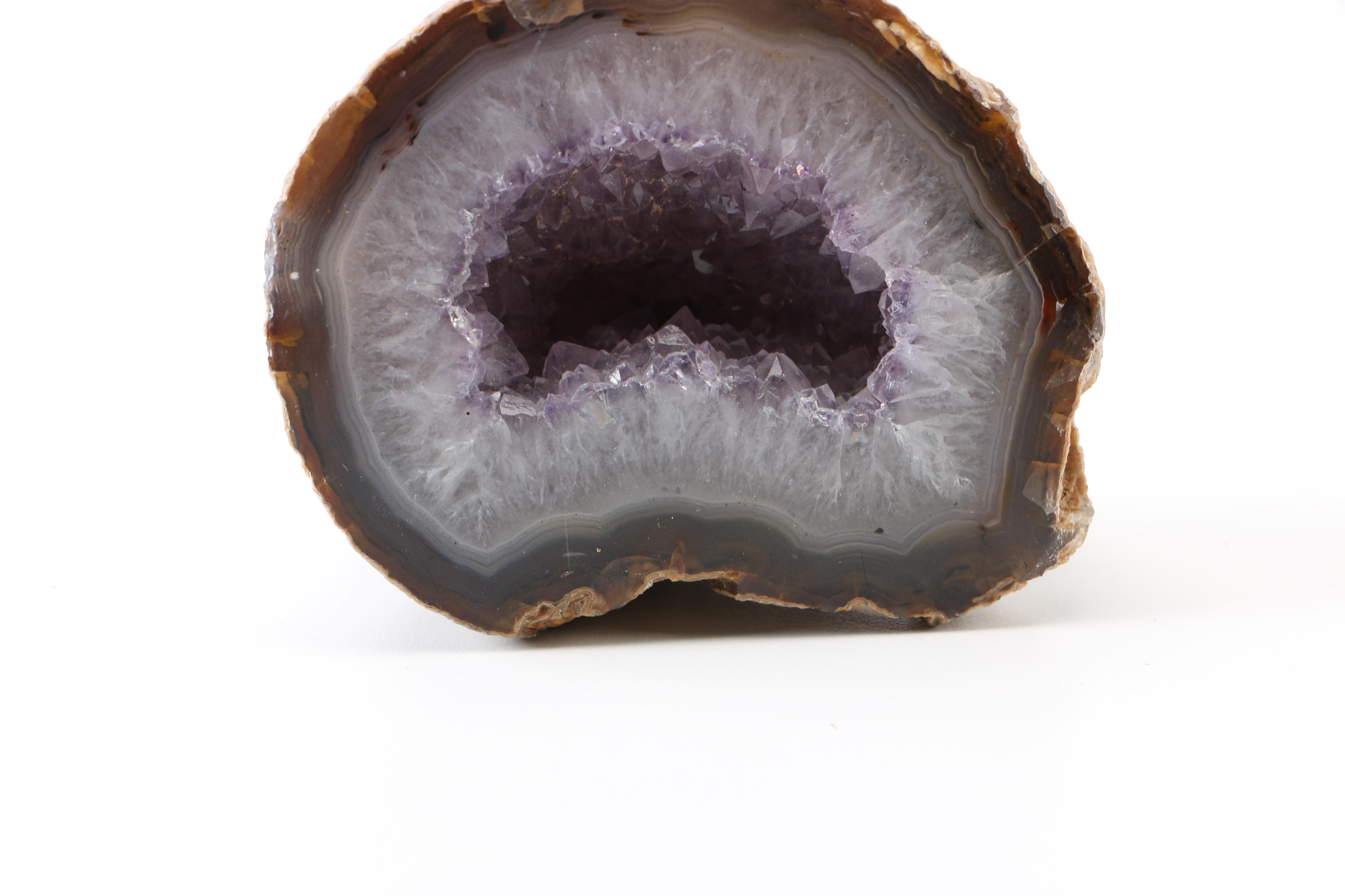 Geodes and Amethyst Crystal Clusters