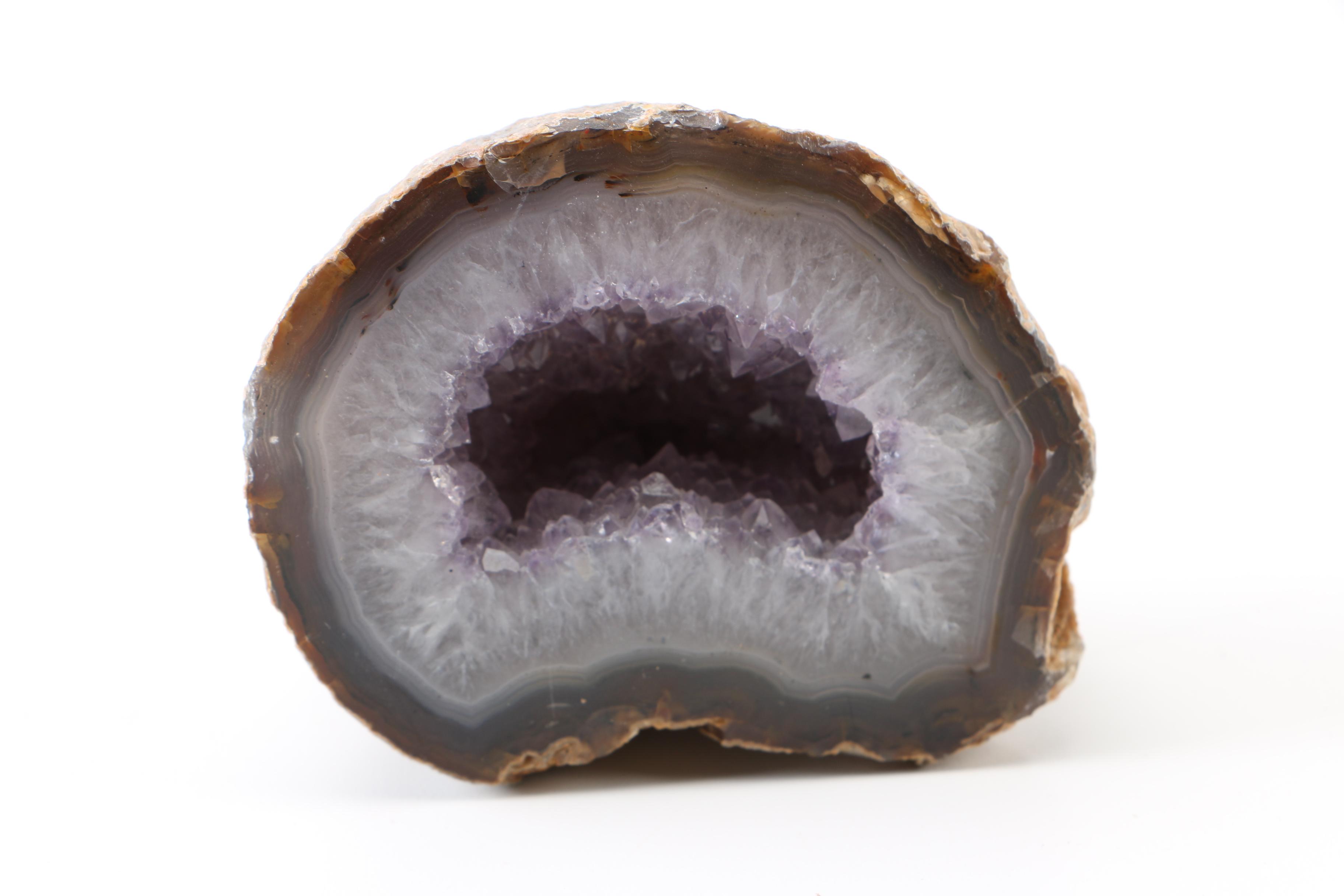 Geodes and Amethyst Crystal Clusters