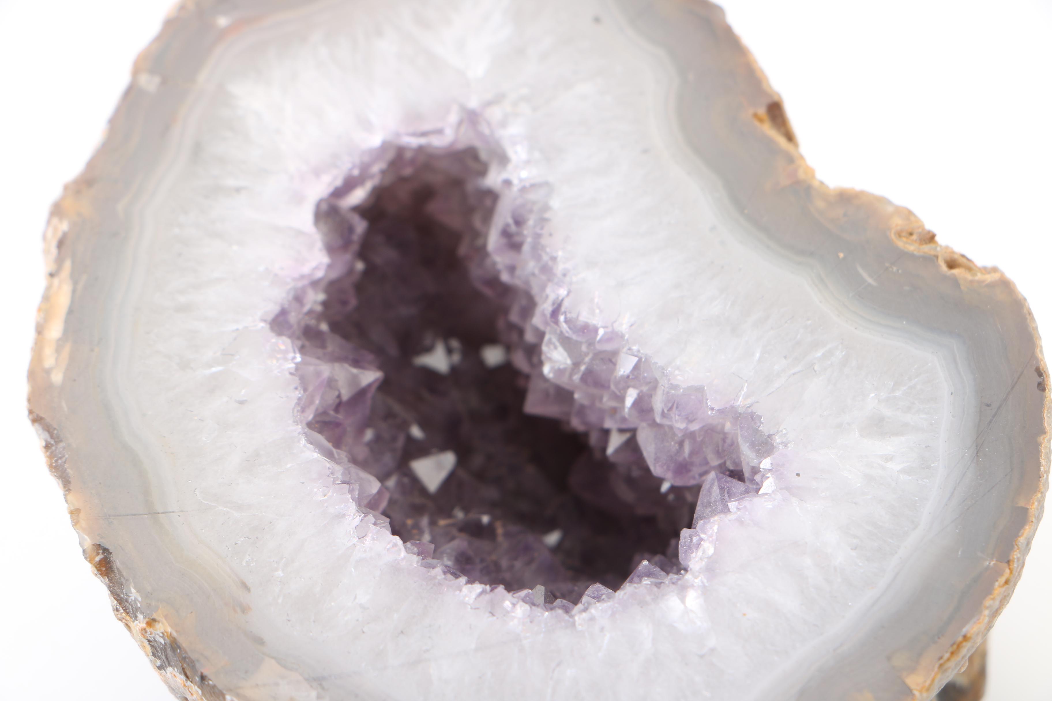 Geodes and Amethyst Crystal Clusters
