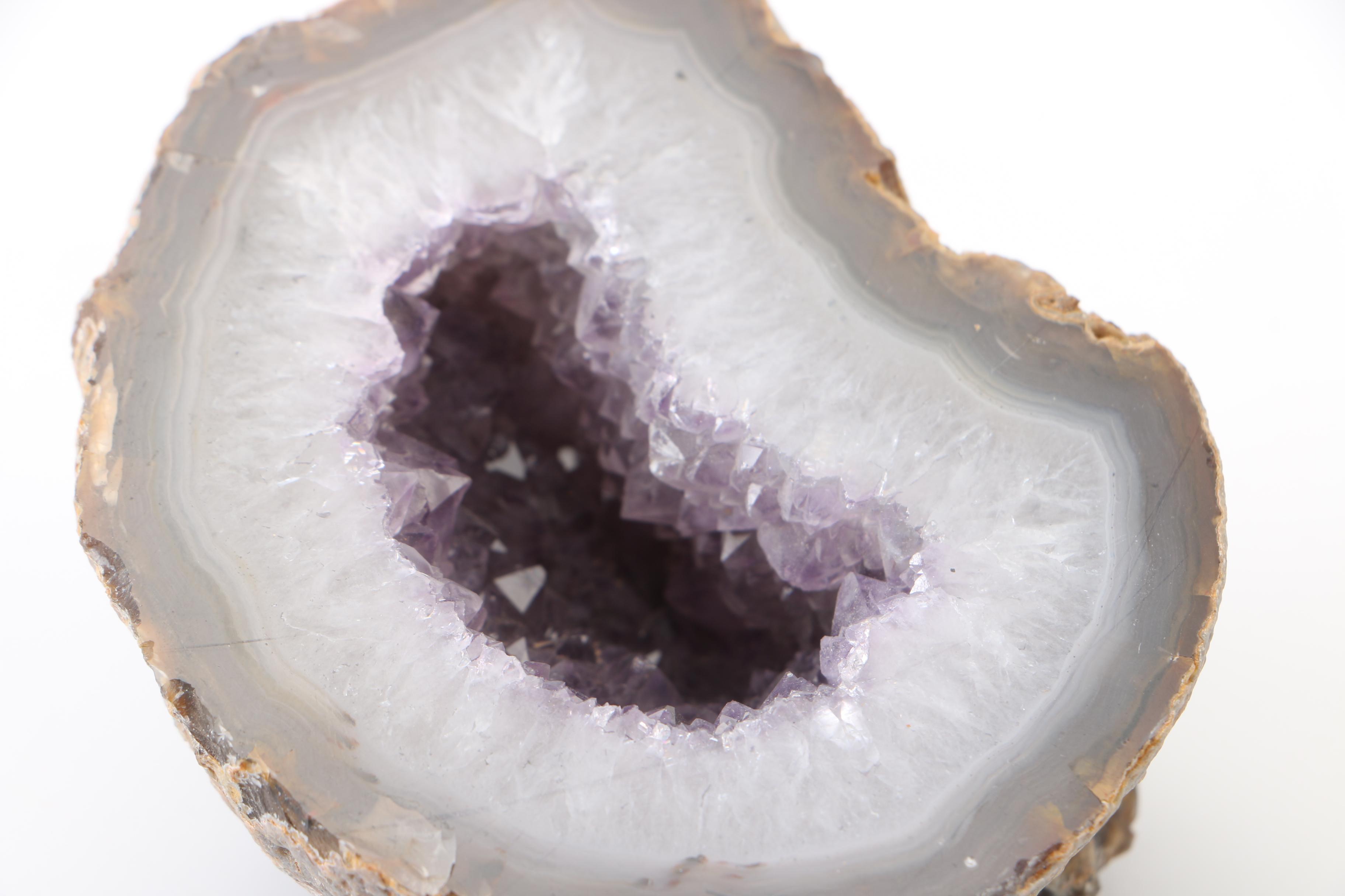 Geodes and Amethyst Crystal Clusters