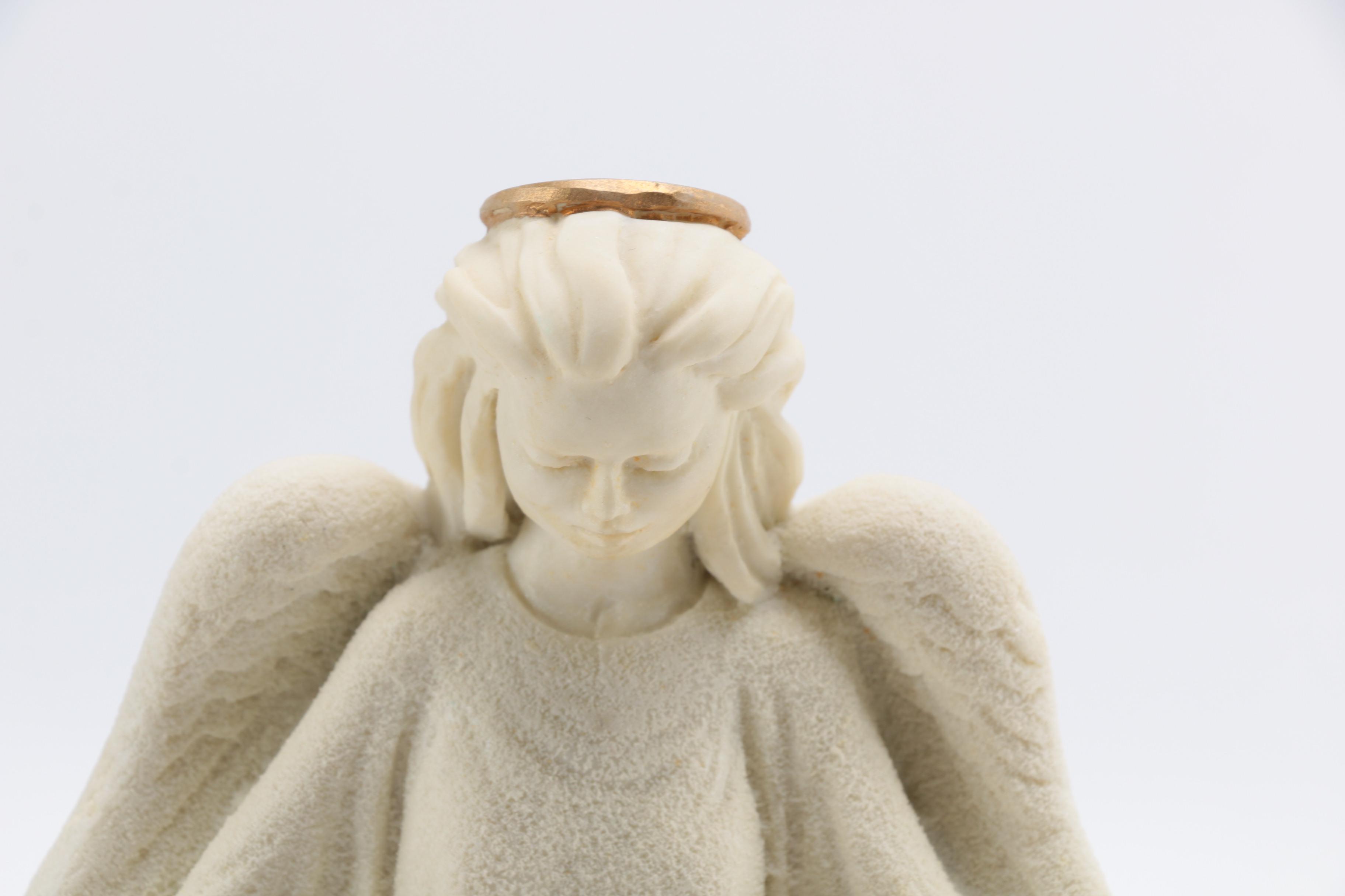 Angel, Lion, and Lamb Figurine
