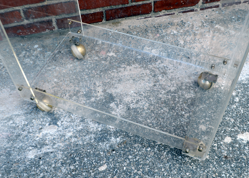 Lucite Bar Cart