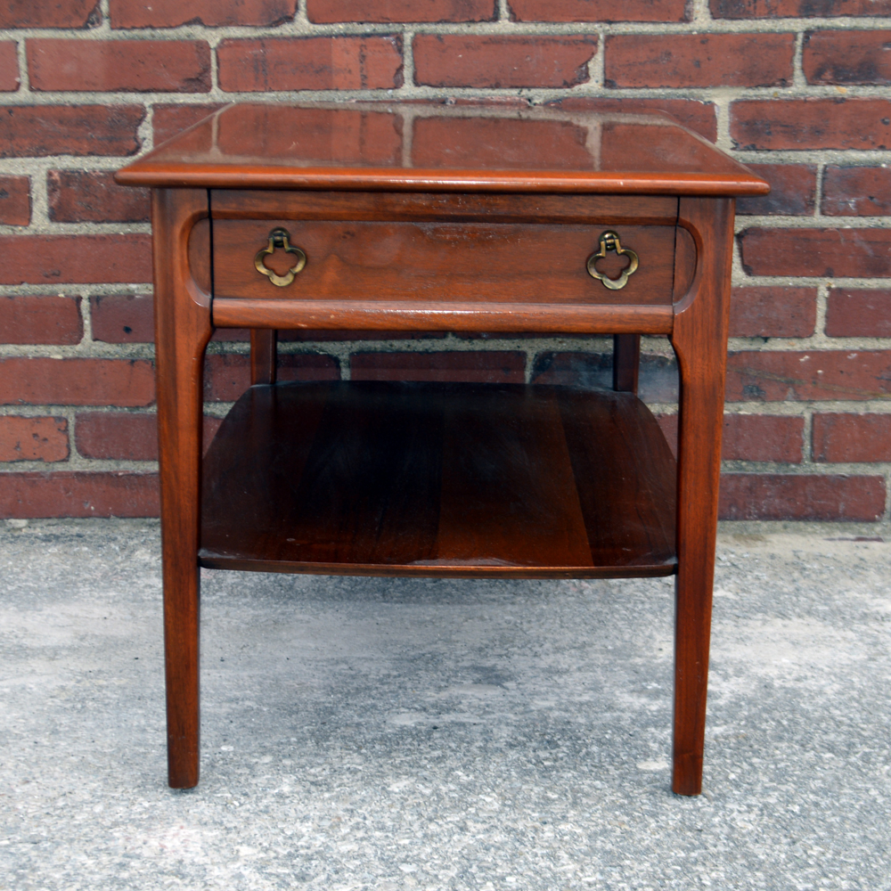 Vintage Mahogany Side Table by Mersman