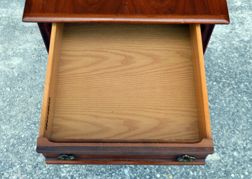 Vintage Mahogany Side Table by Mersman