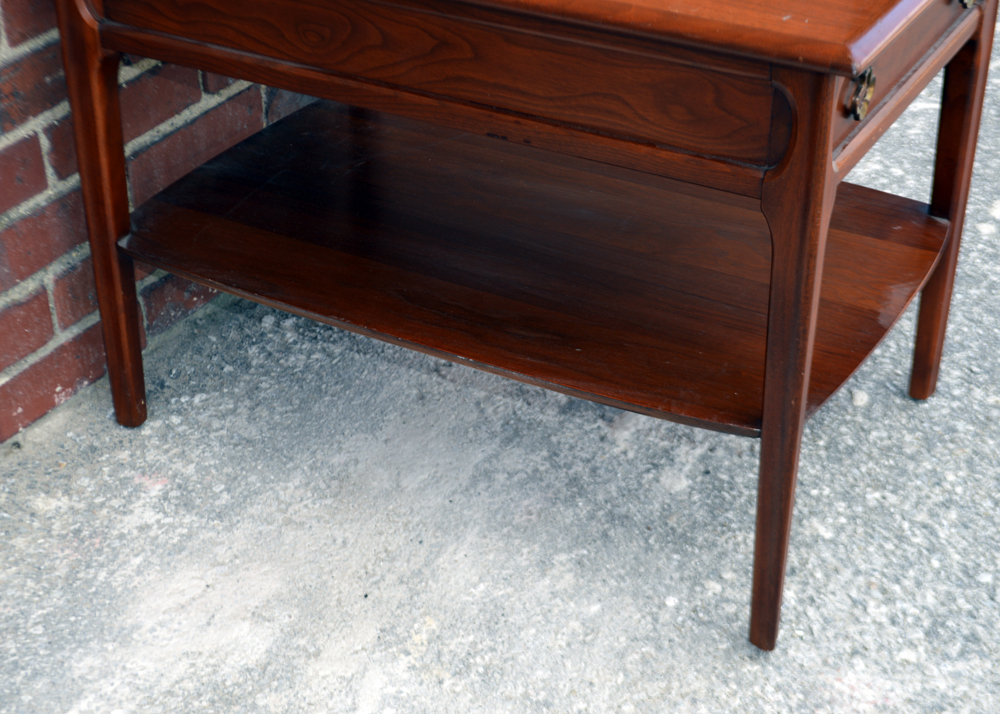 Vintage Mahogany Side Table by Mersman