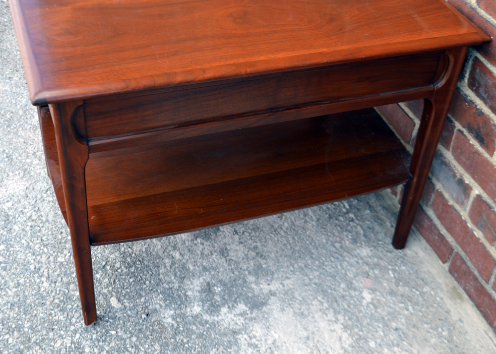 Vintage Mahogany Side Table by Mersman