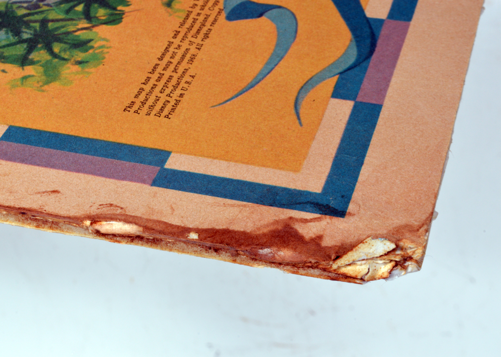 1968 Disneyland Theme Park Map