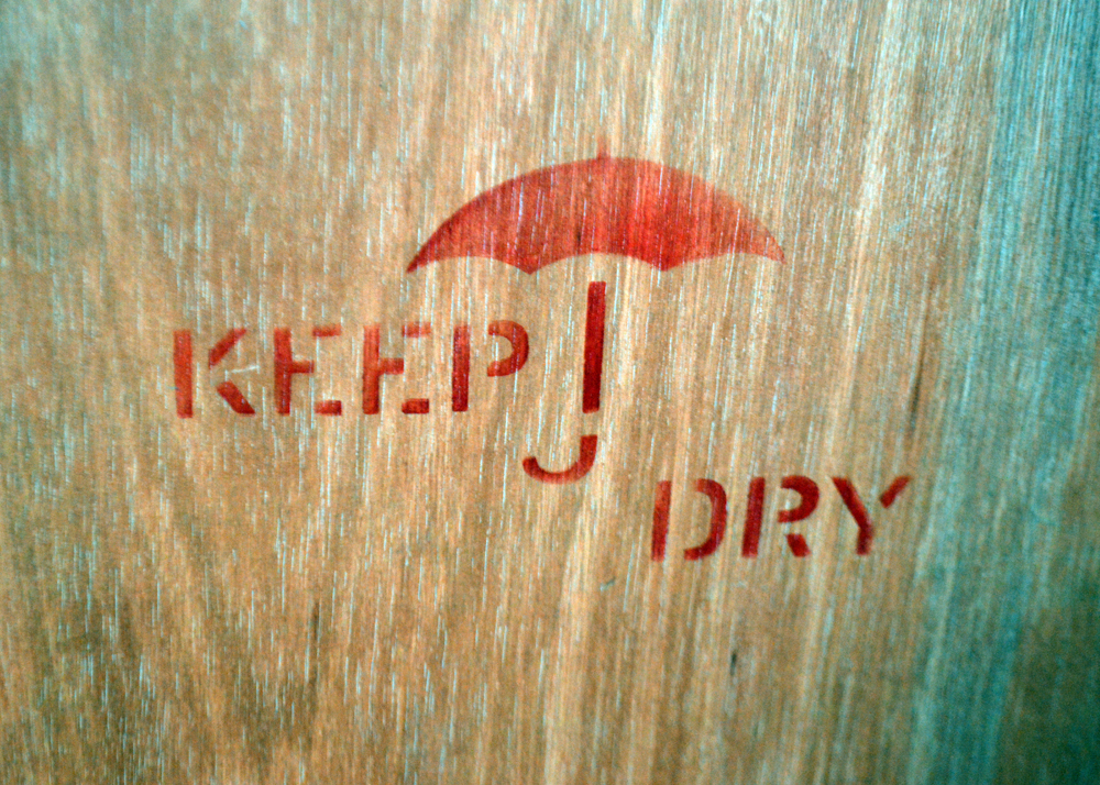 Two Wooden Shipping Crates